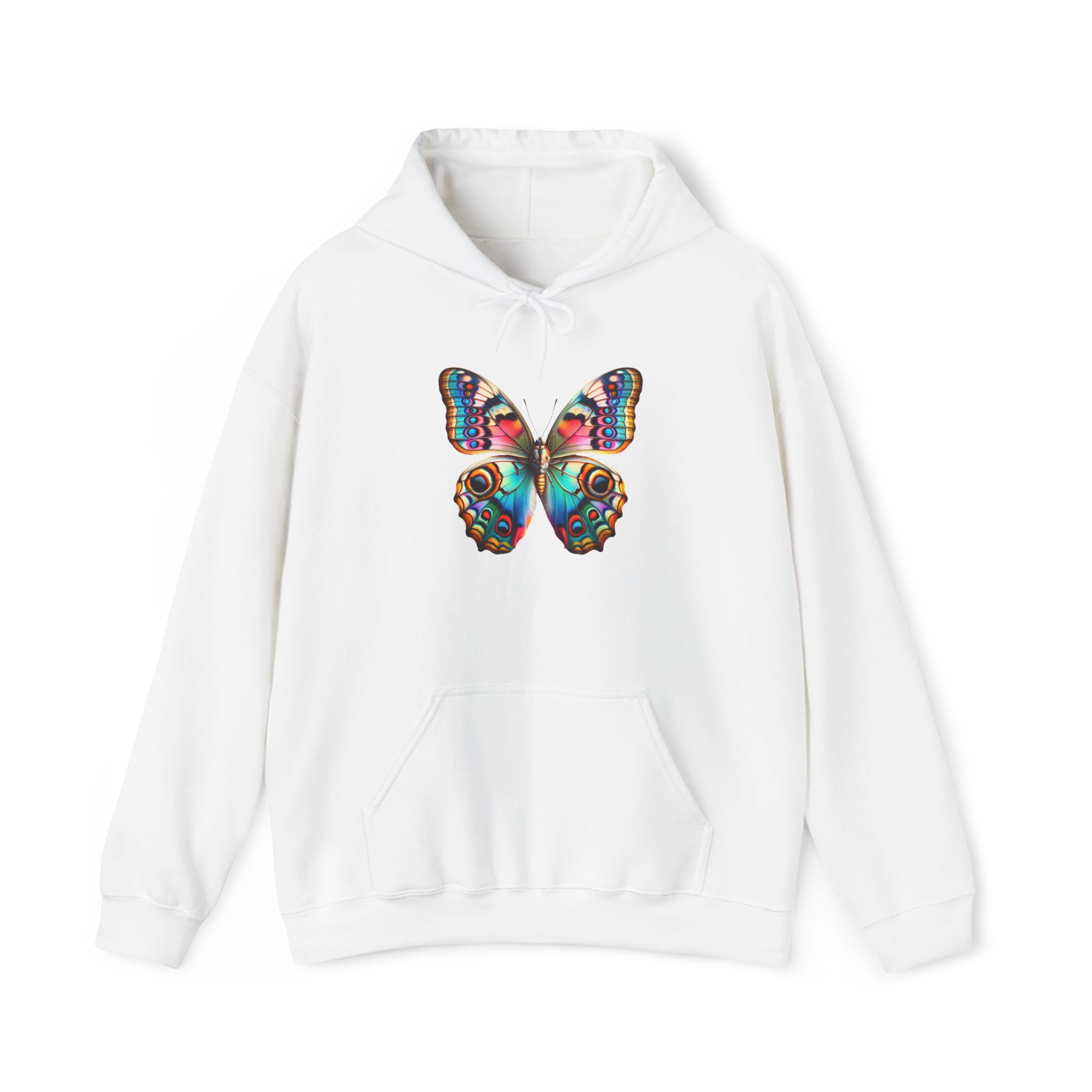 Butterfly Hoodie nature Graphic sweater cool comfy Hoodie gift for her nature clothing butterfly premium apparel – Image 4
