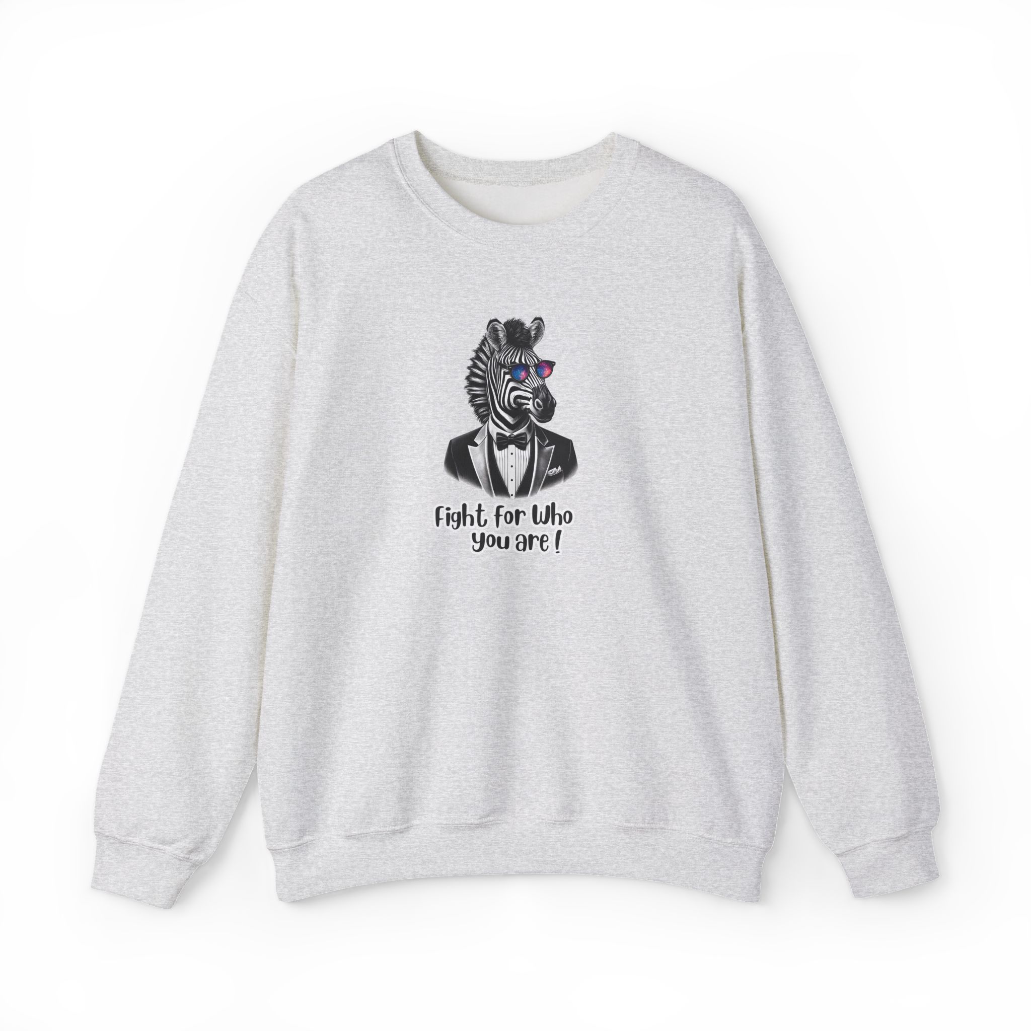 Sweat motivationnel cool vintage Graphic sweater zebra design comfy sweatshirt self confidence boost Cool animal clothing