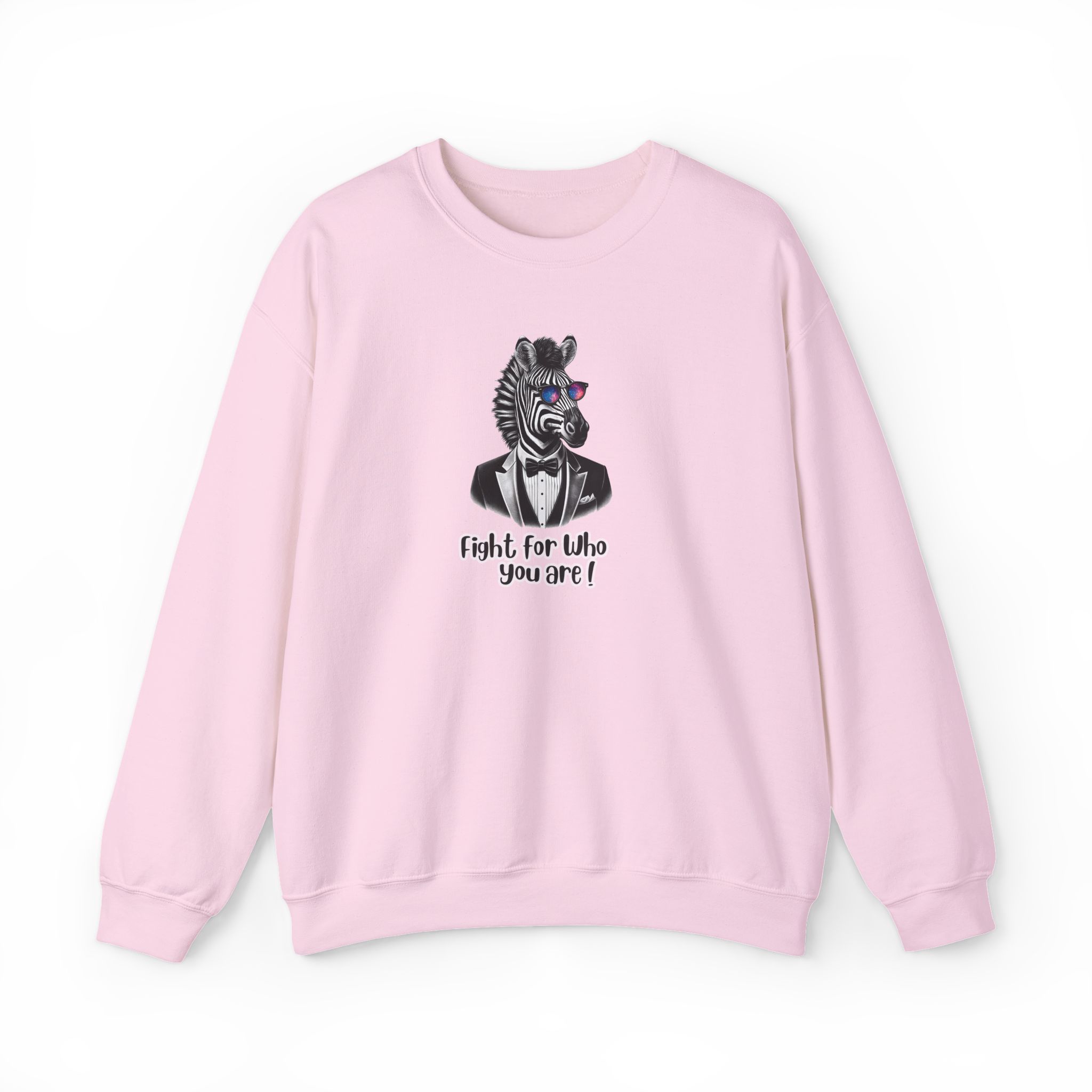 Motivational sweatshirt cool vintage Graphic sweater zebra design comfy sweatshirt self confidence boost Cool animal clothing – Image 28