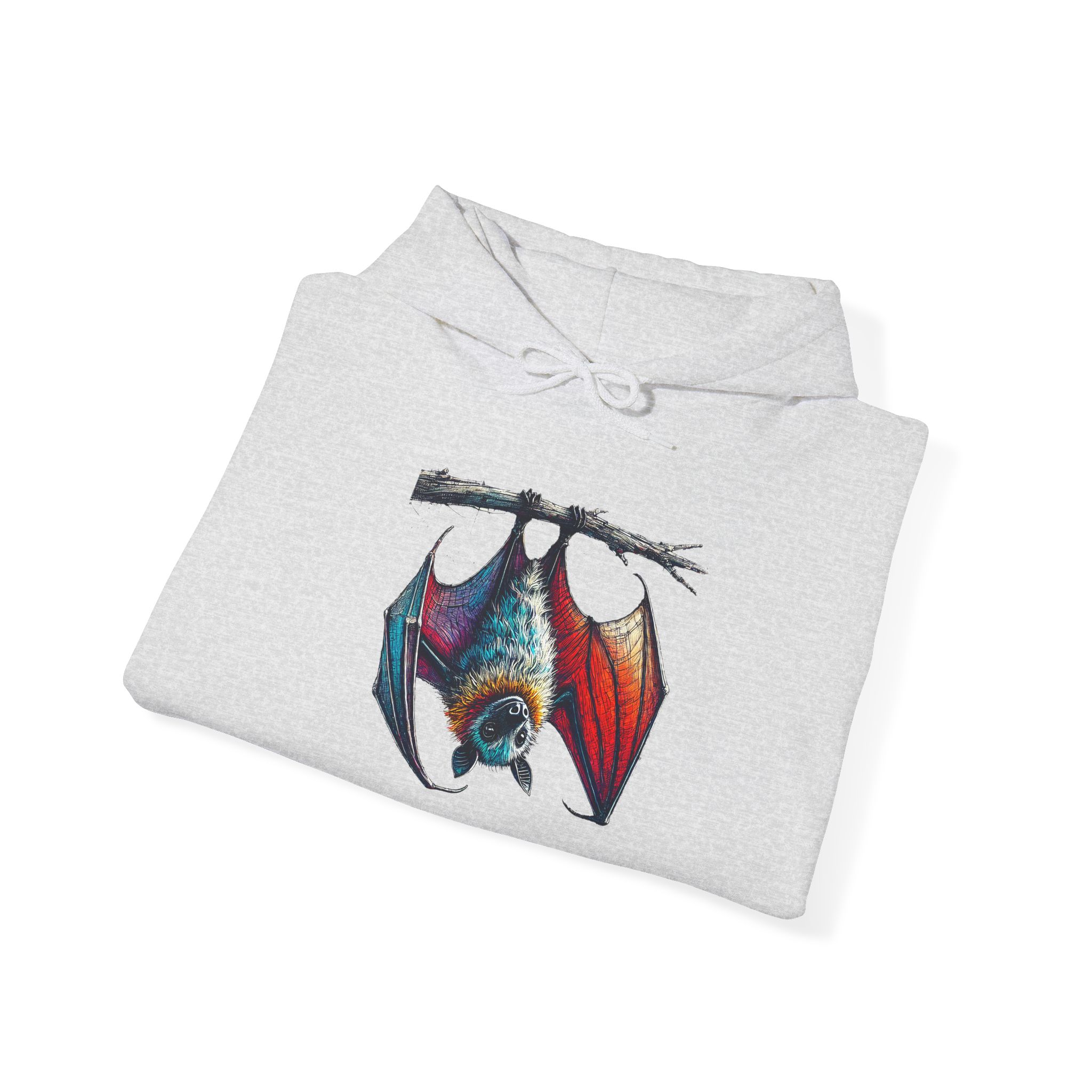 Bat hoodie original animal design for creative minds - Image 2