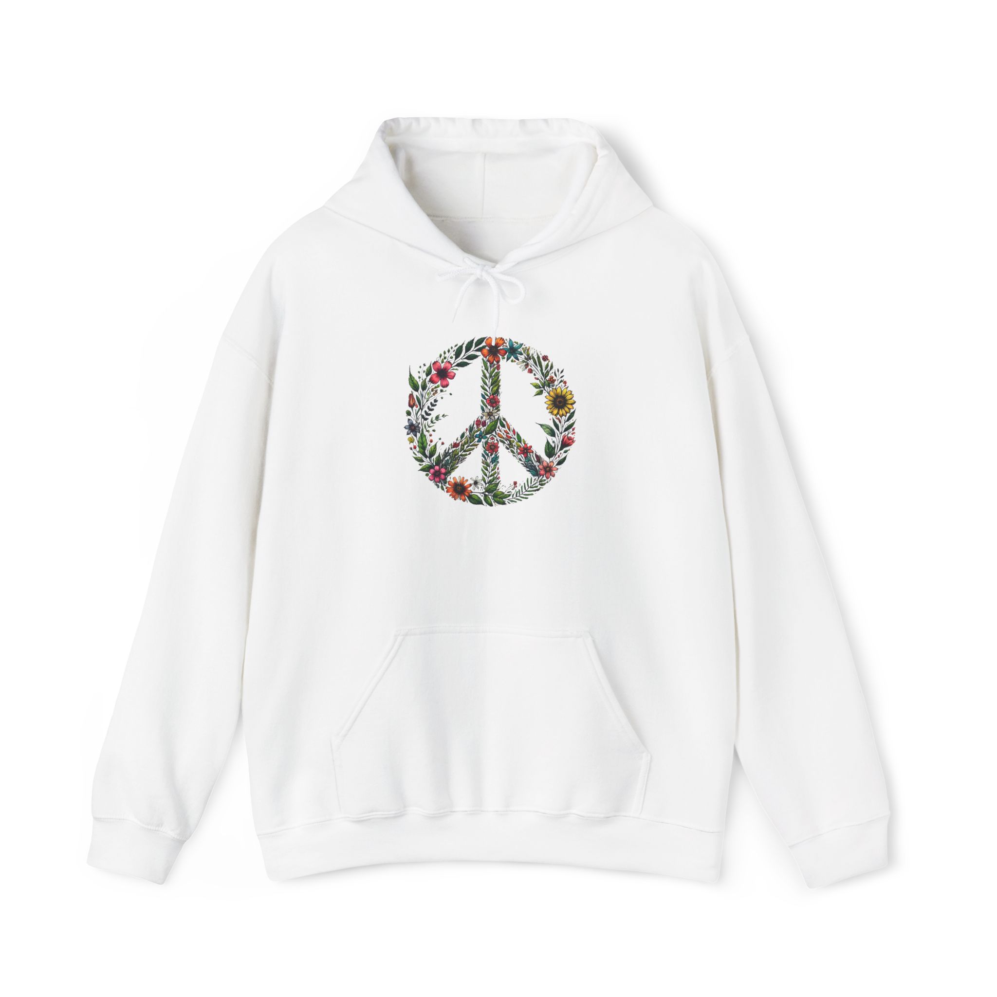 Peace and Love hoodie soft vintage design full of good vibes – Image 4