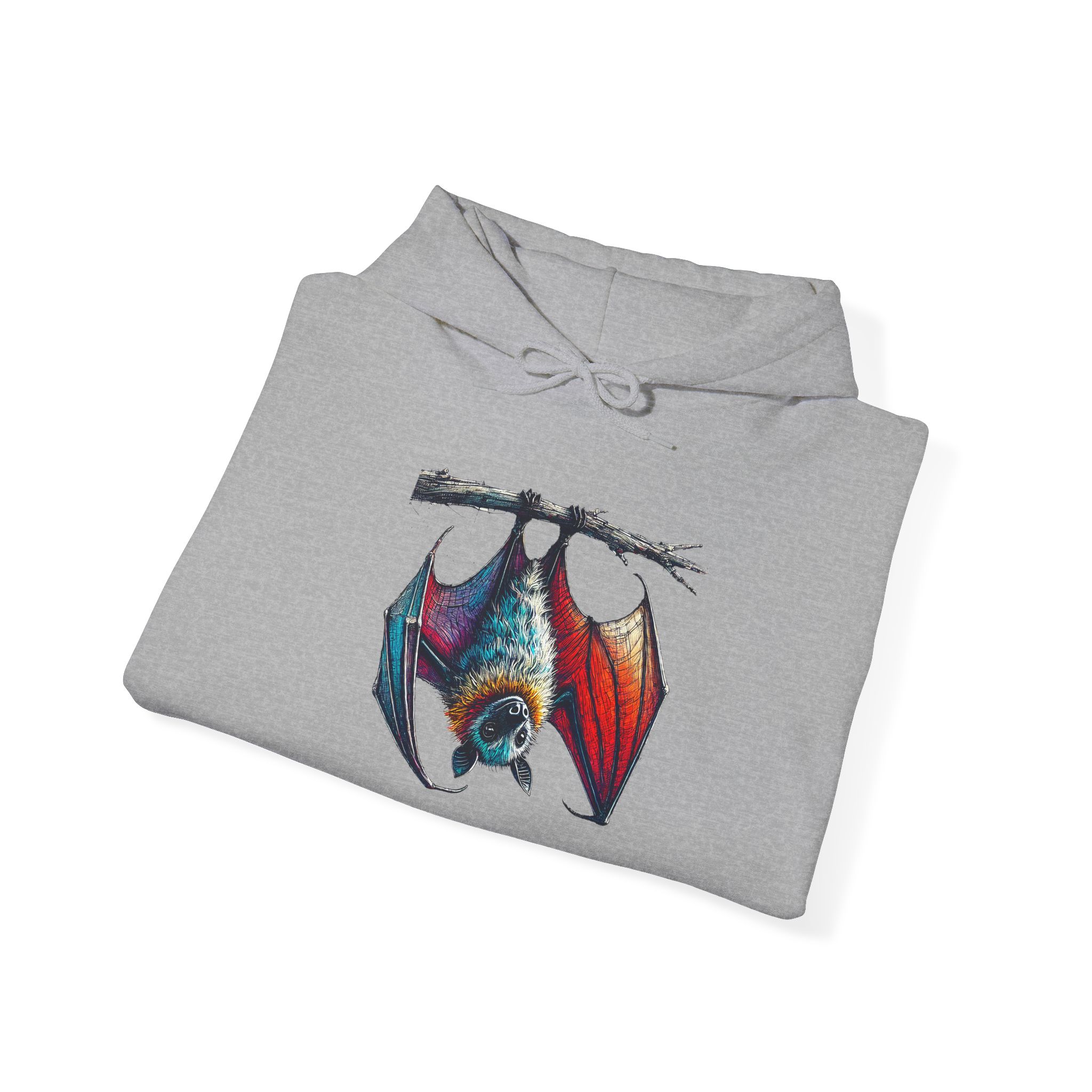 Bat hoodie original animal design for creative minds - Image 9