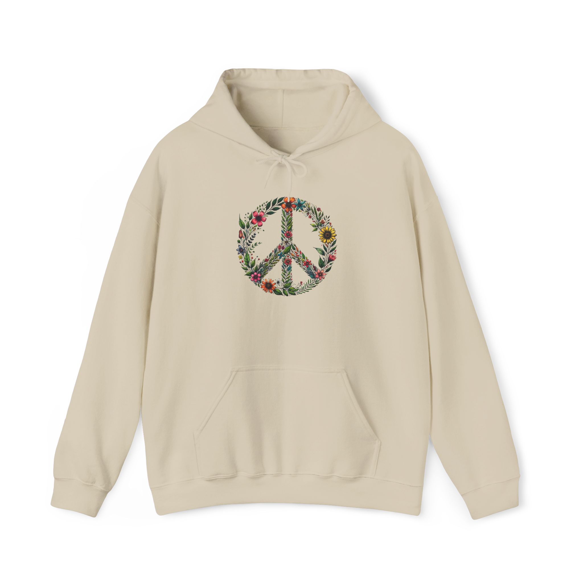 Peace and Love hoodie soft vintage design full of good vibes – Image 8