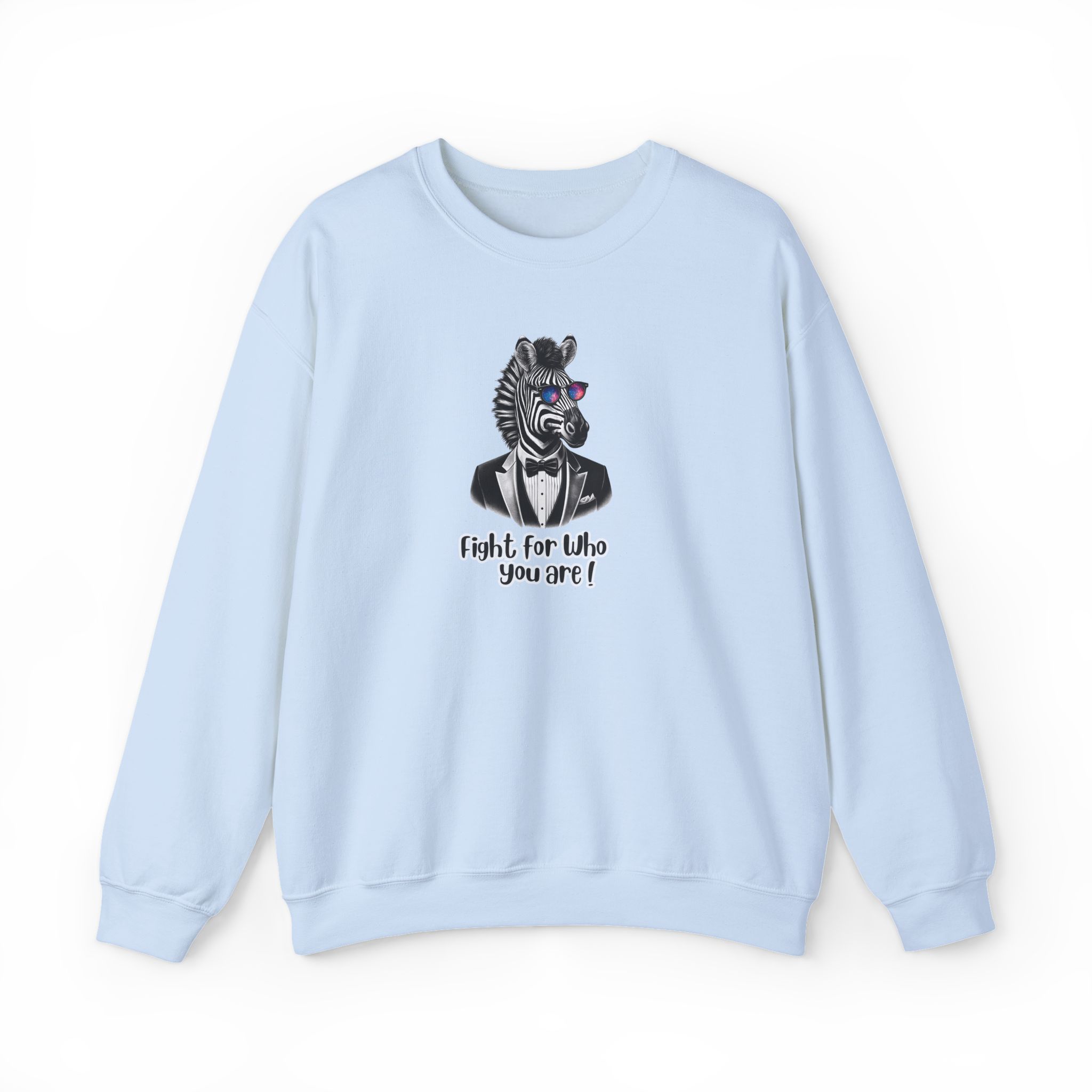 Motivational sweatshirt cool vintage Graphic sweater zebra design comfy sweatshirt self confidence boost Cool animal clothing – Image 20