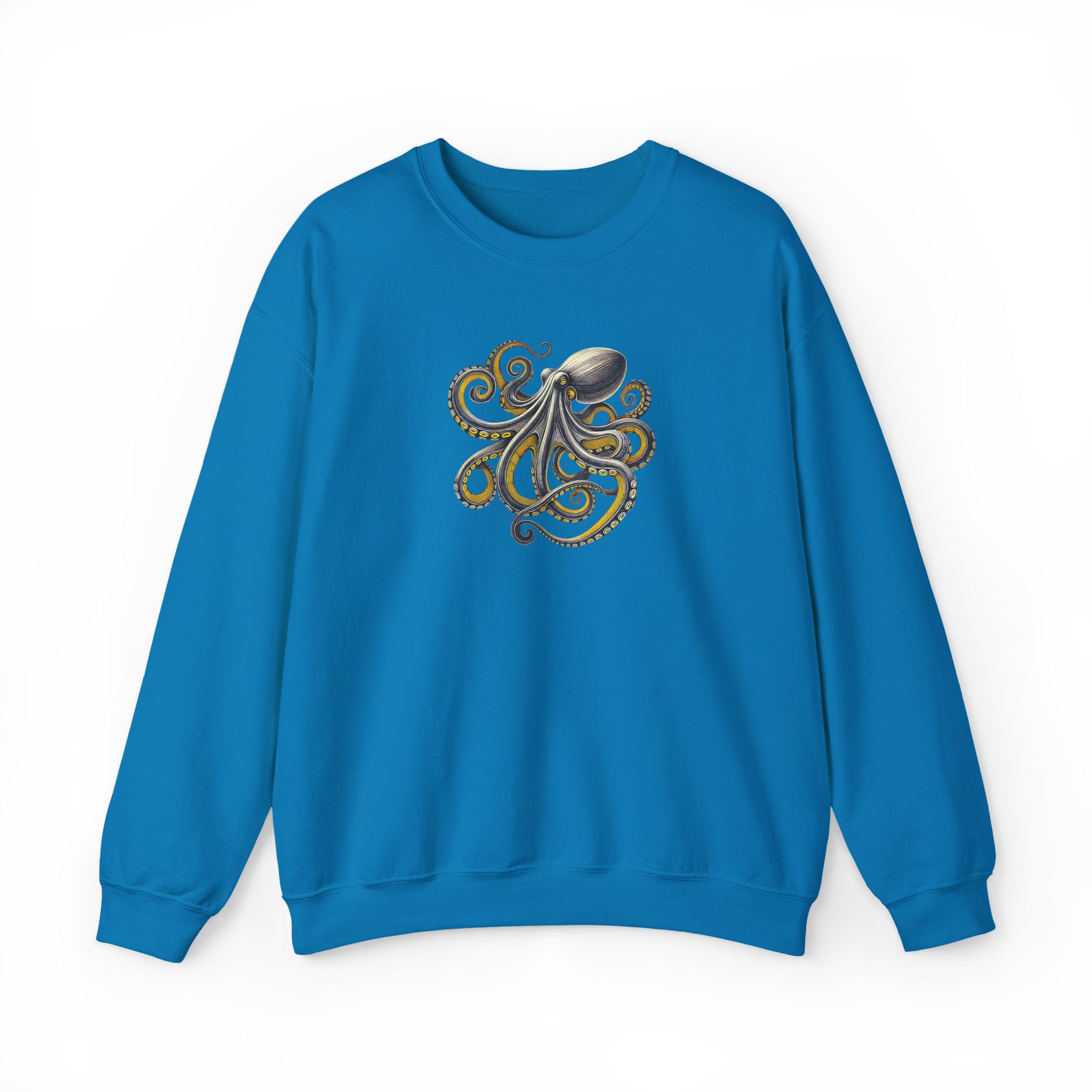 Octopus sweatshirt – Boho Octopus sweater – Japan Octopus Sweatshirt nature print - Image 26