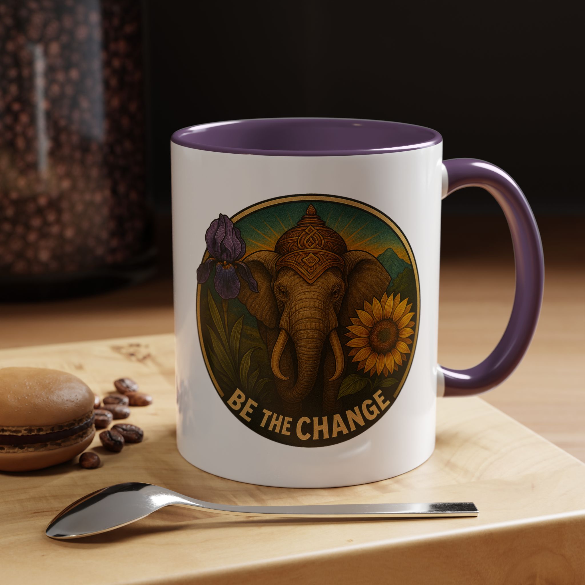 Surrealist coffee mug buddha Fantasy mug Limited Edition Hand Drawn Art by Real Artist - Imagen 47