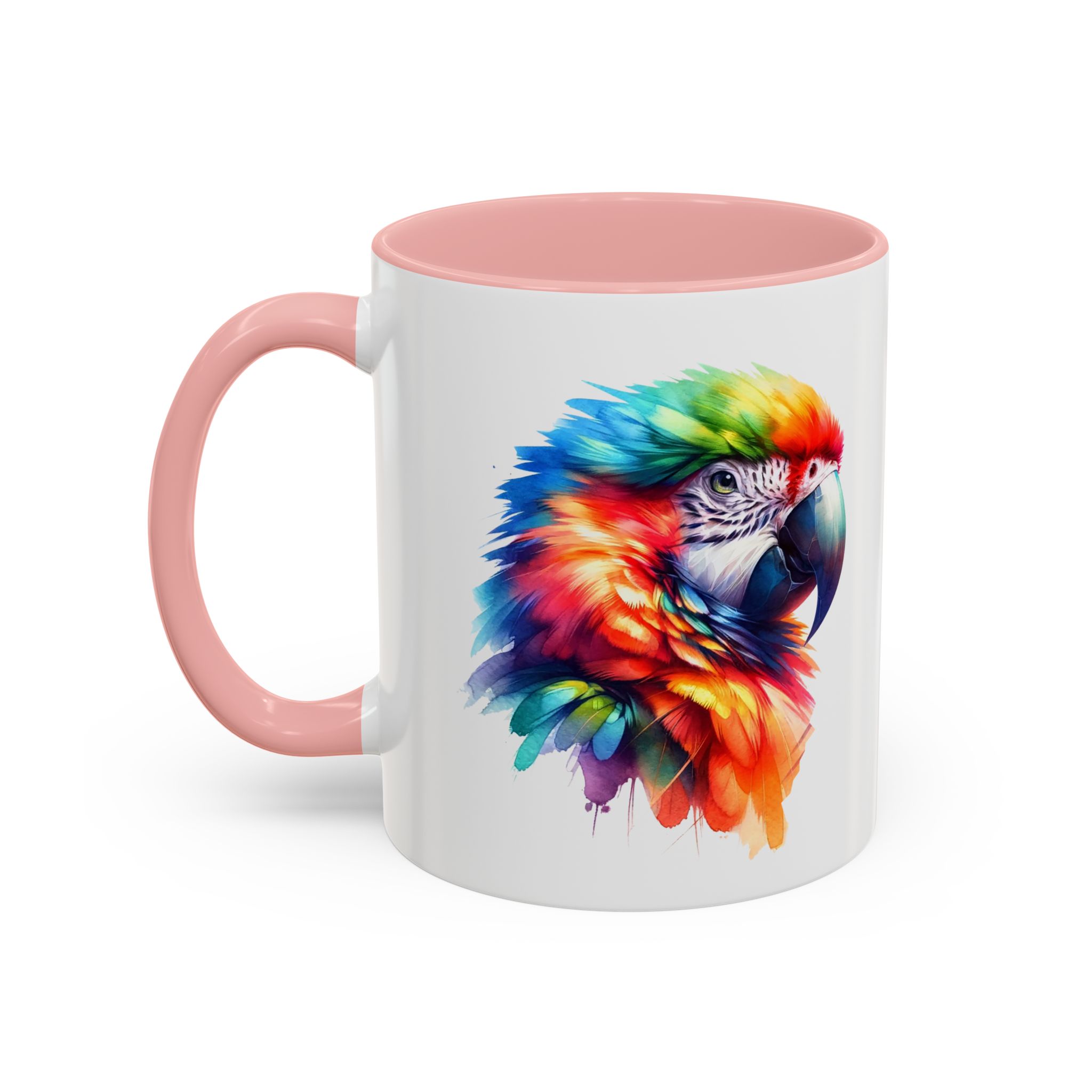 Parrot Mug vivid colors bird lover Cup parrot print cool print nature lover accessory stylish print - Imagen 10