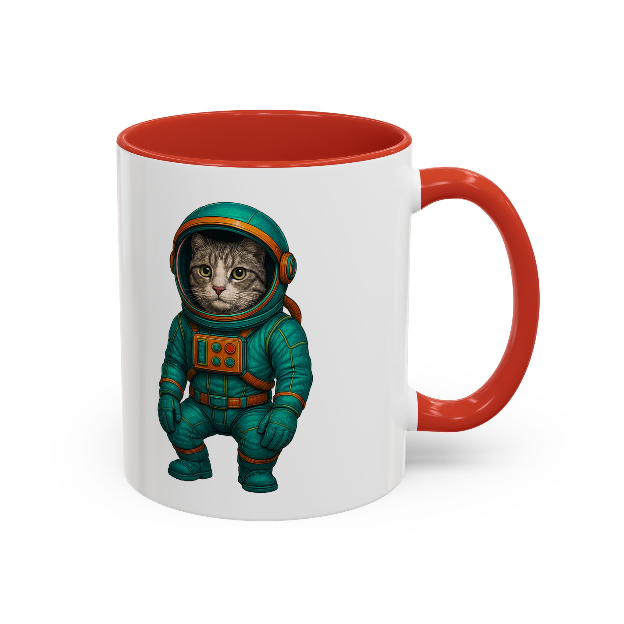 Coffee Mug funny Cat lover boho Mug Cat astronaut tea cup pet unique accessory kitten gift for her - Imagen 17