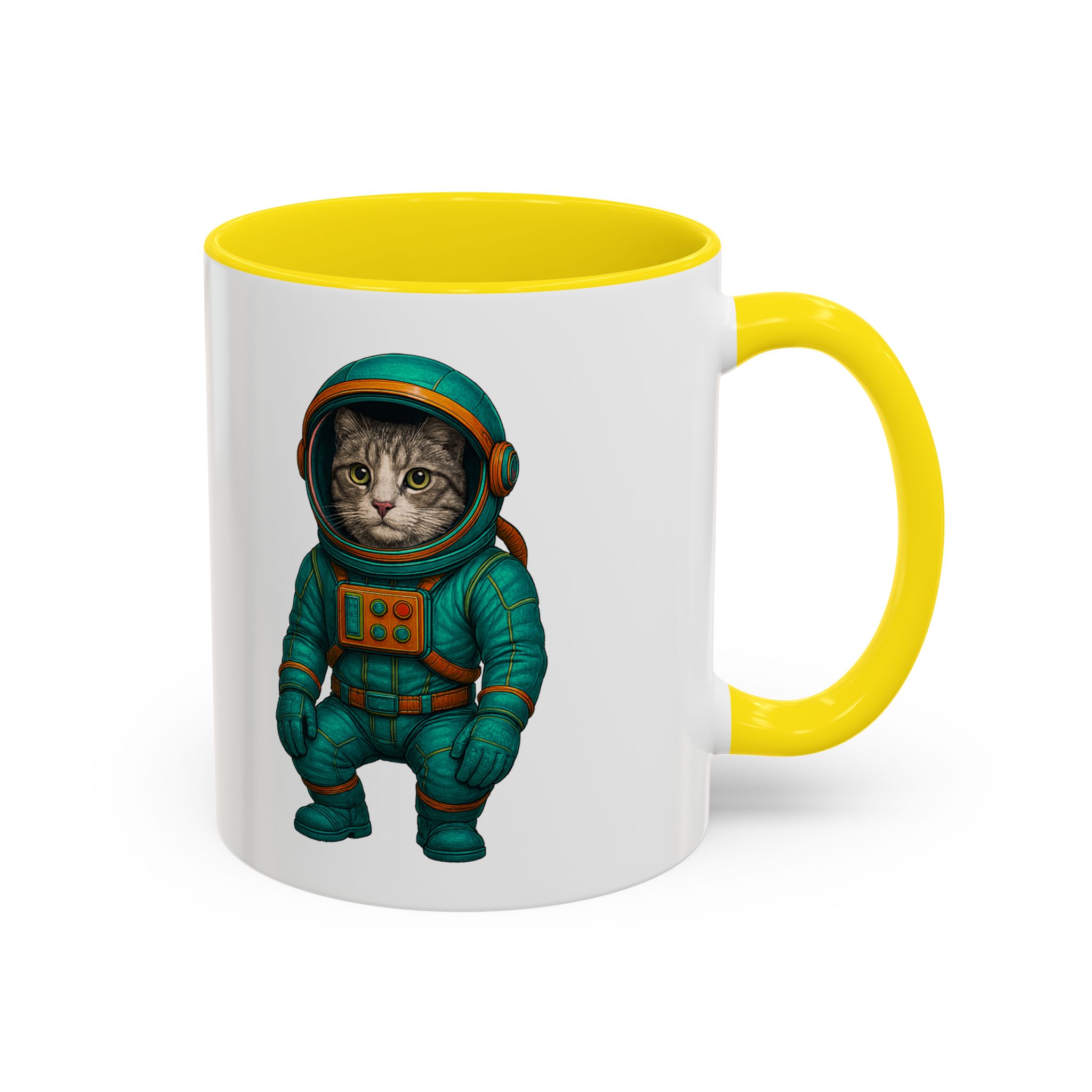 Coffee Mug funny Cat lover boho Mug Cat astronaut tea cup pet unique accessory kitten gift for her - Imagen 49