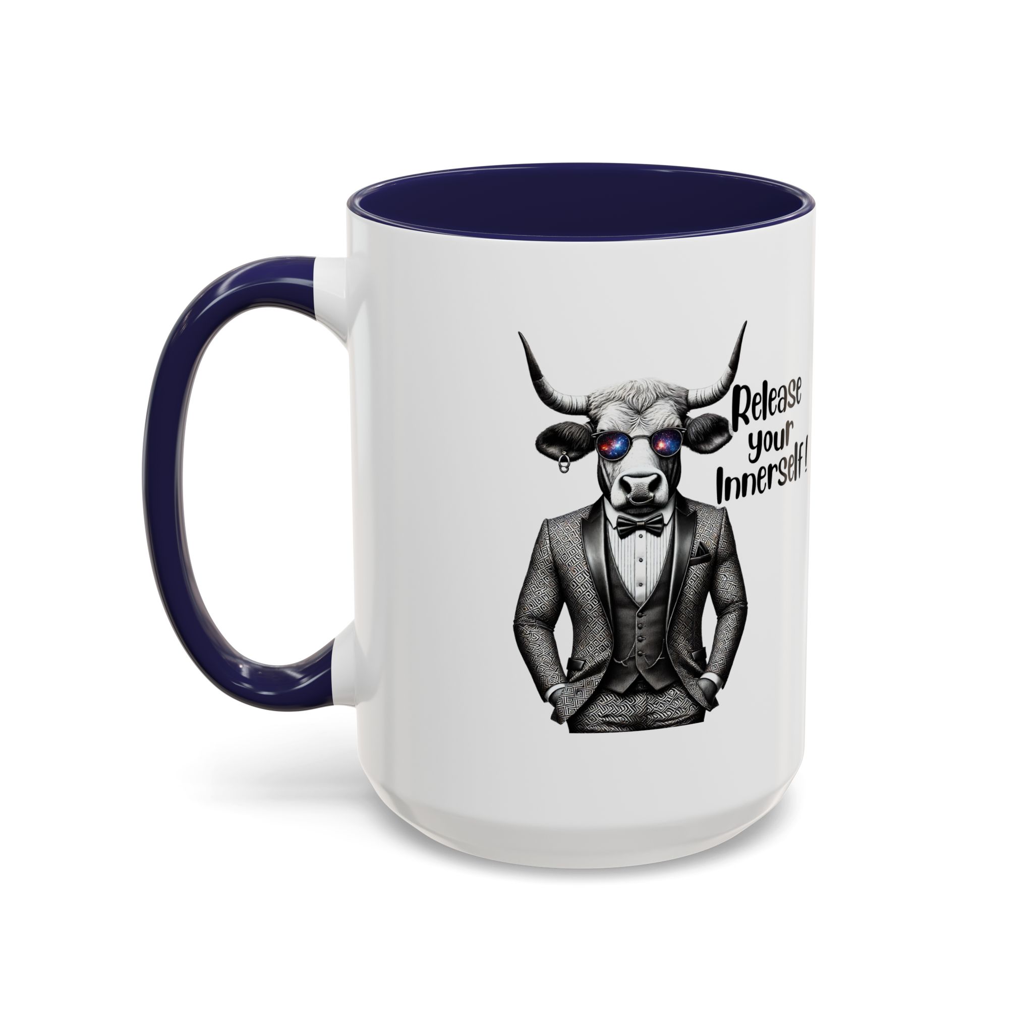 Coffee mug funny motivational gift for her cute cup tea lover cool boho mug office accessory self confidence design bull – Image 22