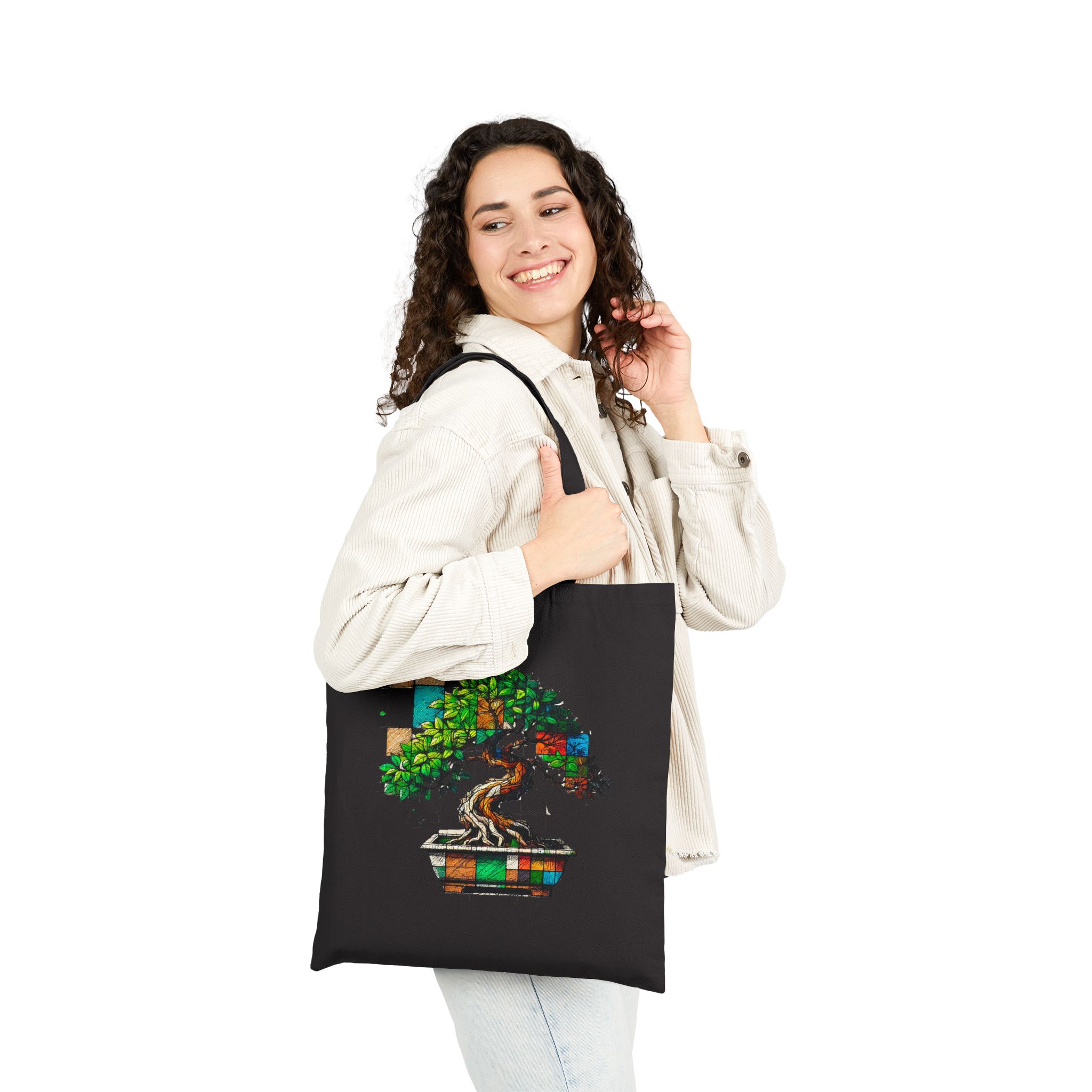 Bonsai tote bag zen nature style comfortable to carry and visually unique - Image 7