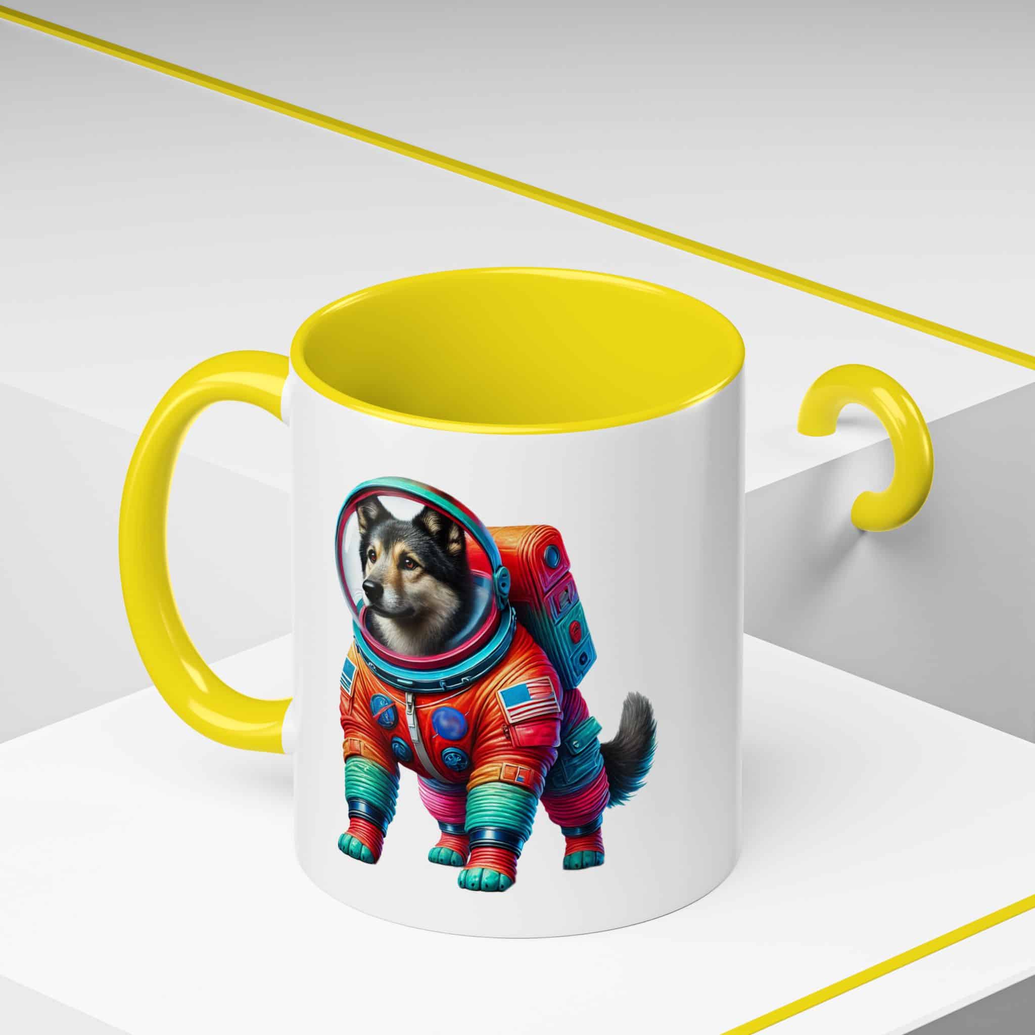 Office mug Dog Outerspace coffee cup Dachshund astronaut tea lover boho gift for her pet accessory puppy - Image 52