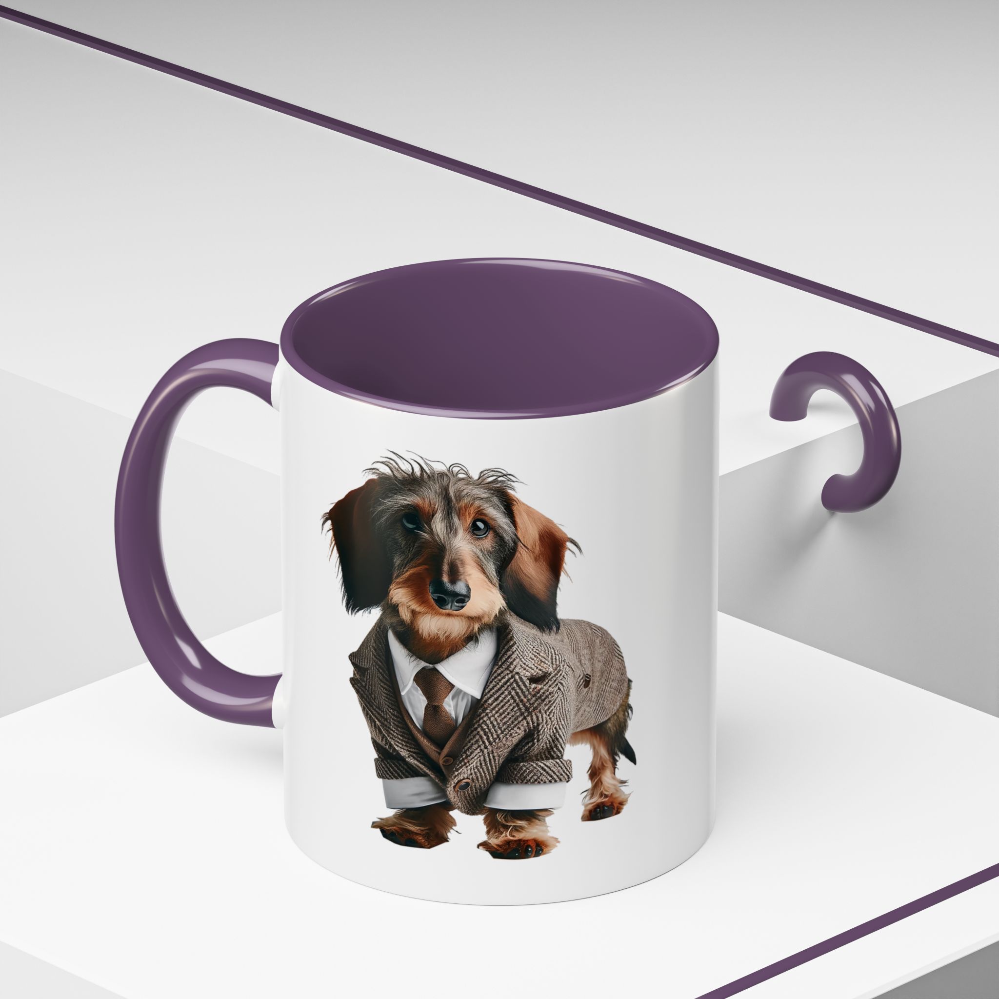 Office mug Dachshund coffee Cup Dog love gift for her unique mug boho tea cup puppy design pet accessory - Image 48