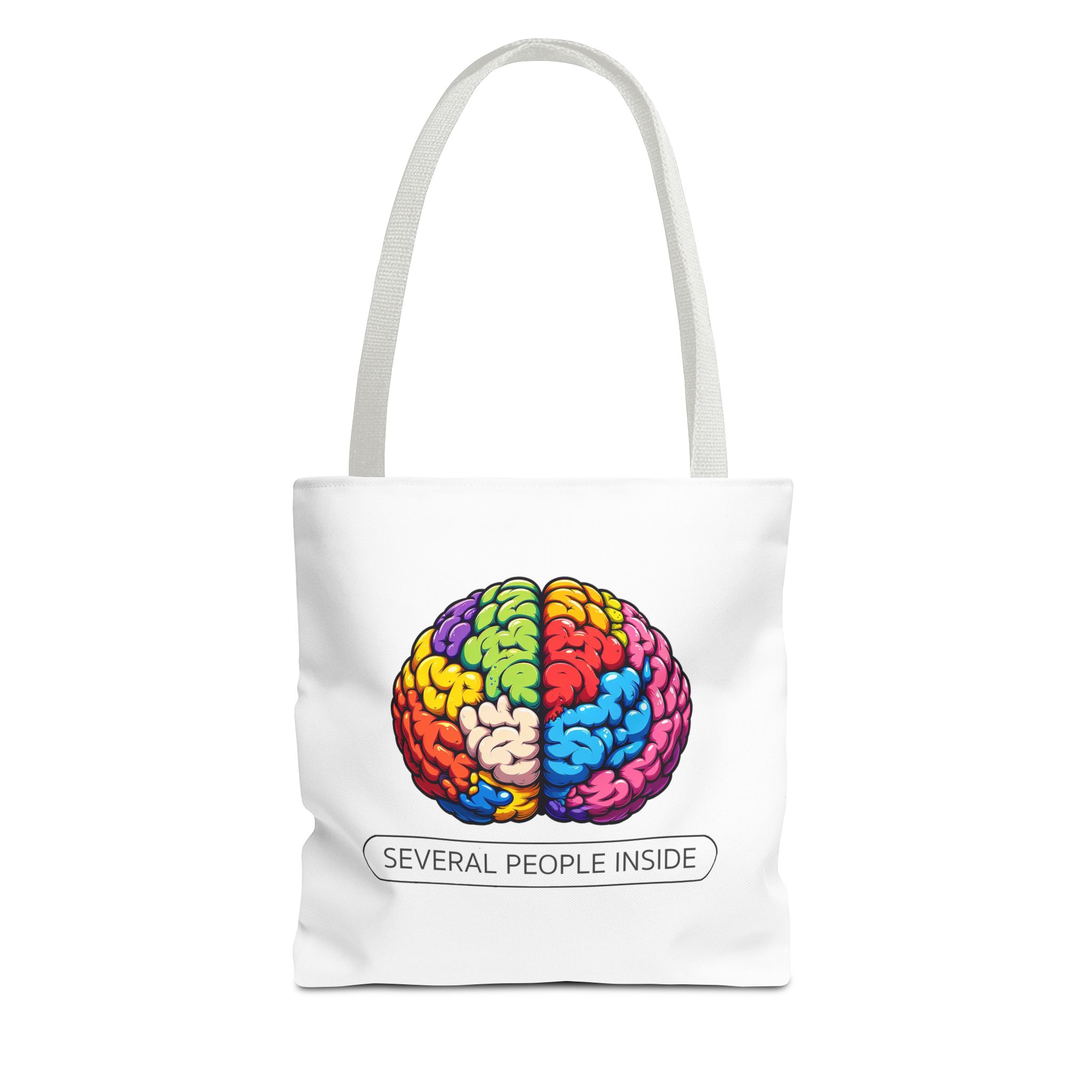 Satiric tote bag Brain canvas tote bag funny shoulder bag fun gift sarcastic cute tote bag boho purse cool handbag – Image 13