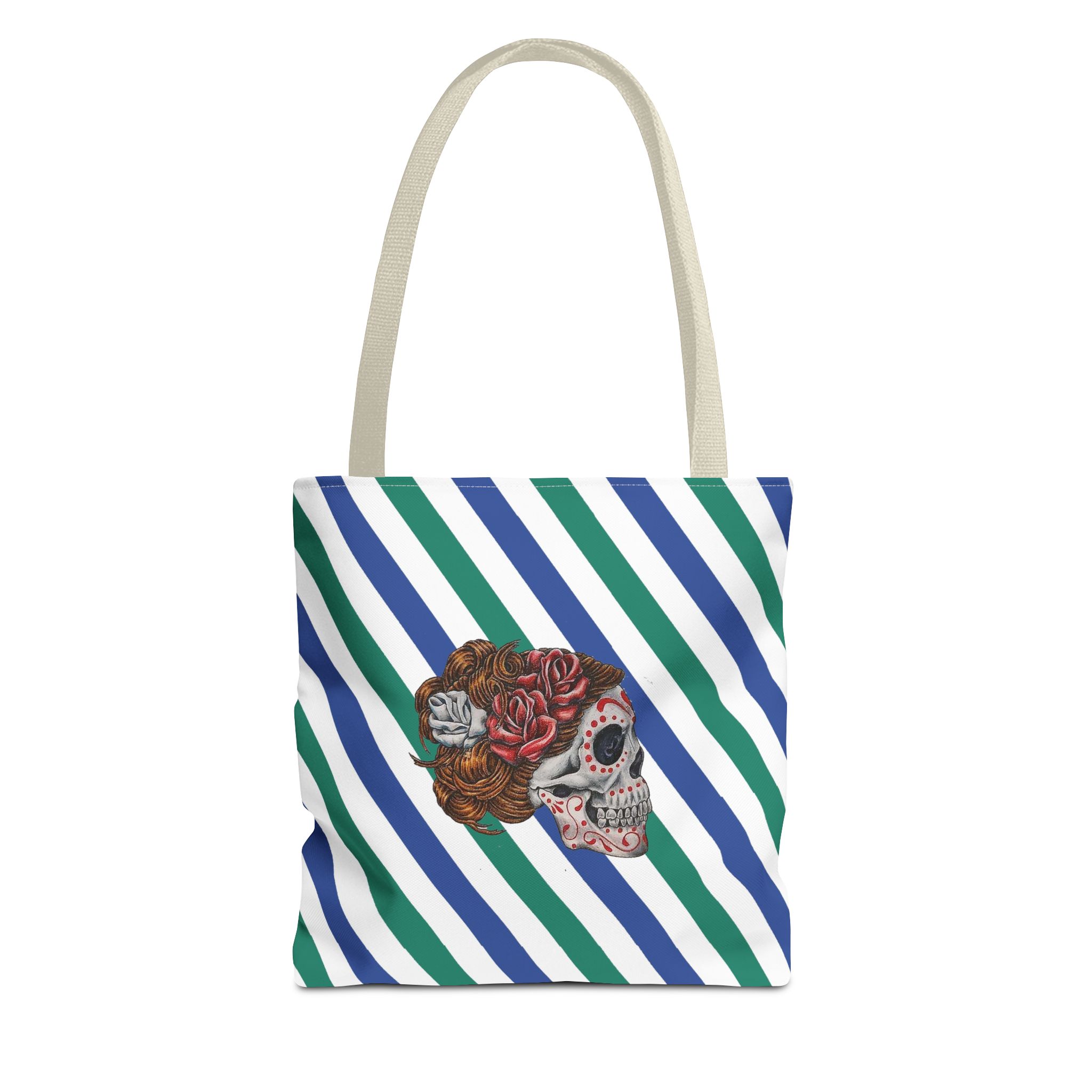 Canvas tote bag Surrealism Dia de los muertos shoulder bag unique Drawing by Celebrated Artist – Image 19