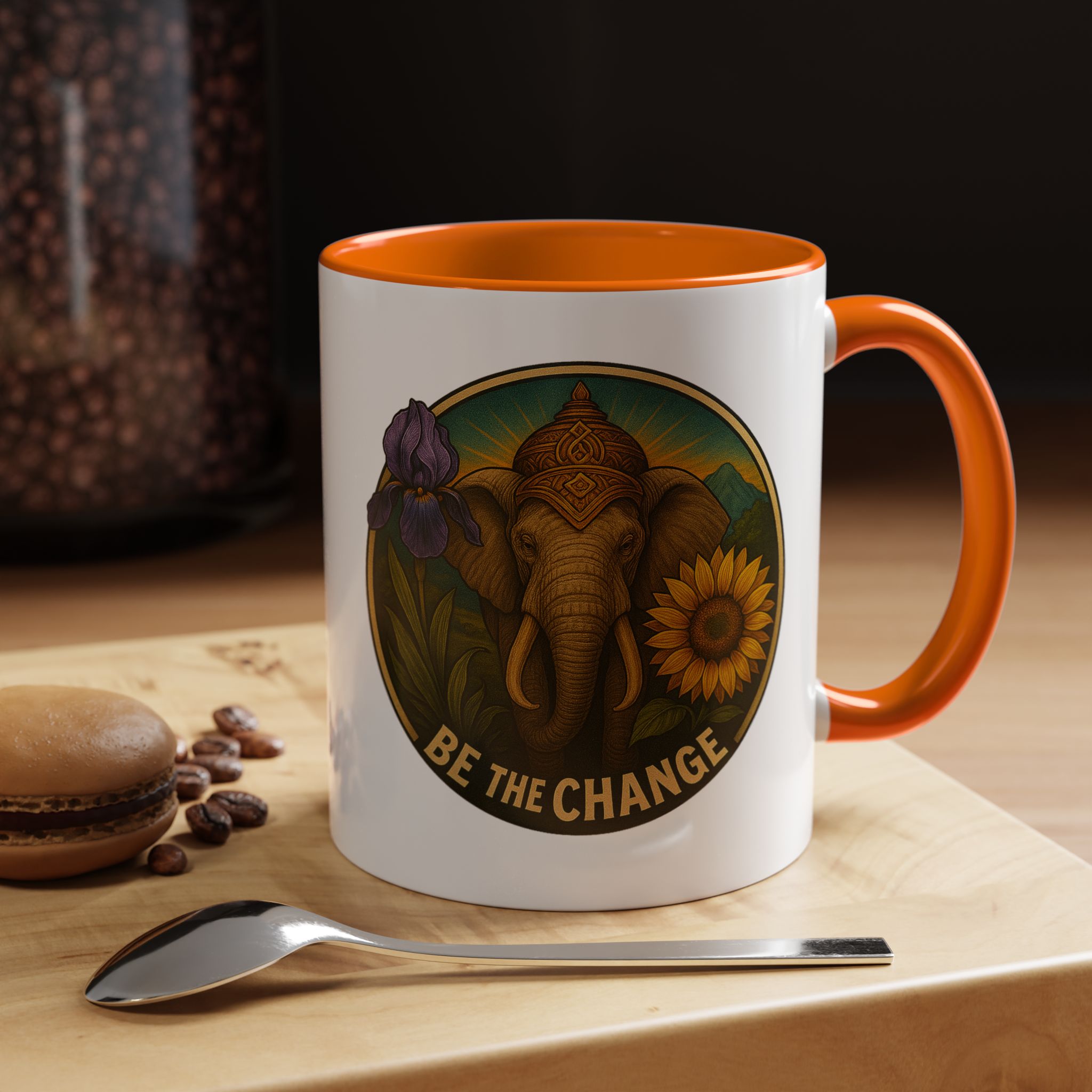 Surrealist coffee mug buddha Fantasy mug Limited Edition Hand Drawn Art by Real Artist - Imagen 43