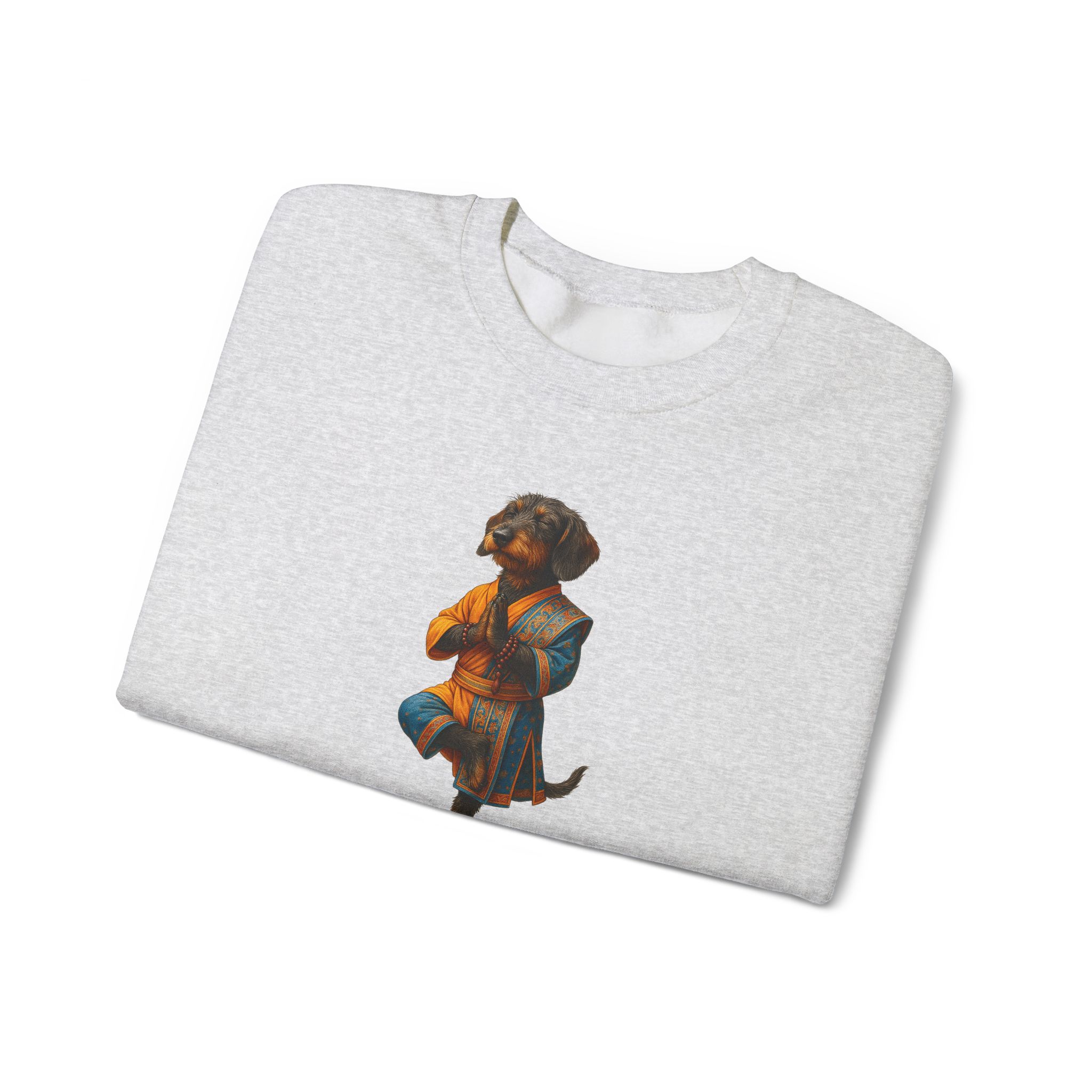 Dog Yoga sweatshirt – Meditation Dog sweater – Funny Dog sweatshirt zen print - Image 5