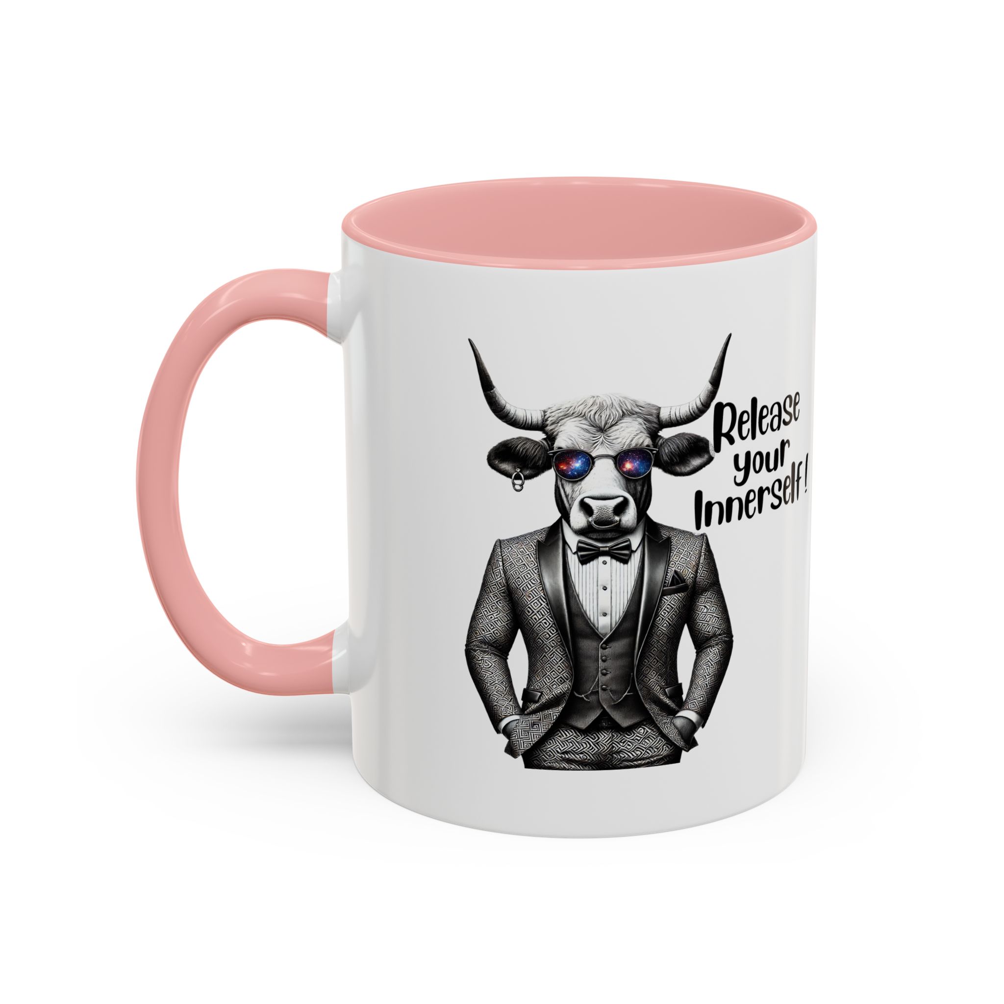 Coffee mug funny motivational gift for her cute cup tea lover cool boho mug office accessory self confidence design bull – Image 10