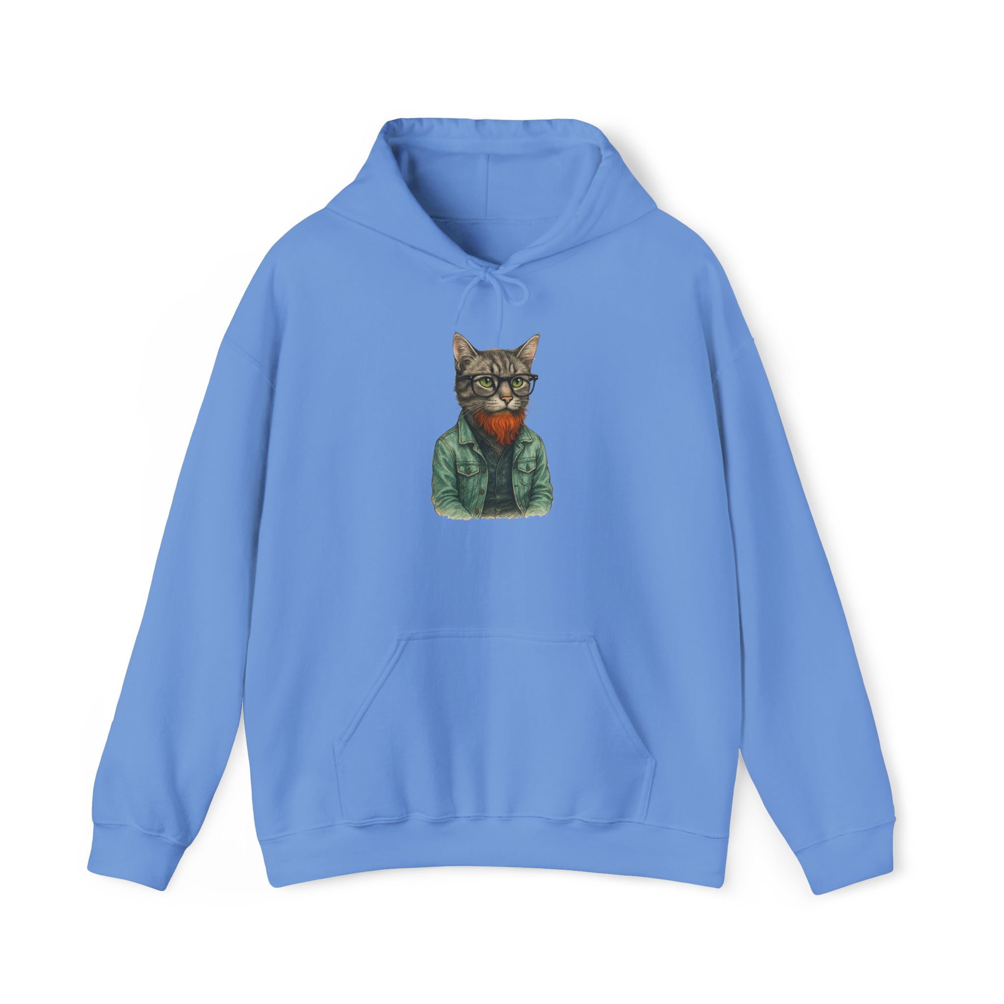 Hipster Cat Hoodie – Kitty Hoodie – Boho Cat sweatshirt hipster print - Image 20