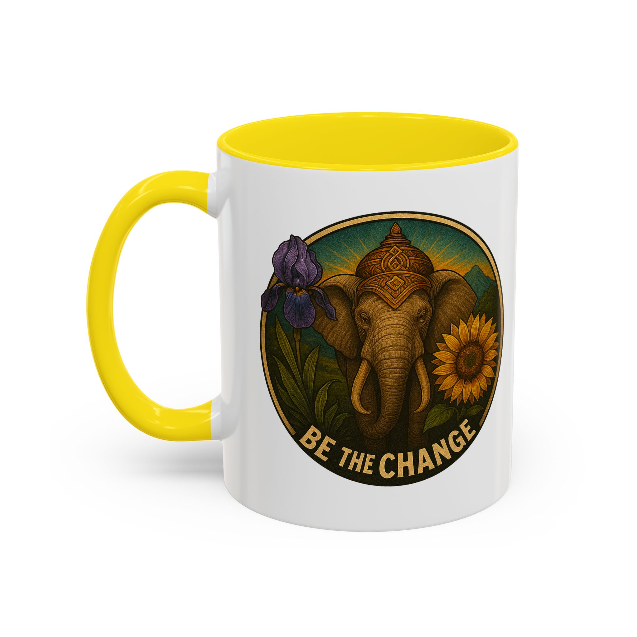 Surrealist coffee mug buddha Fantasy mug Limited Edition Hand Drawn Art by Real Artist - Imagen 50