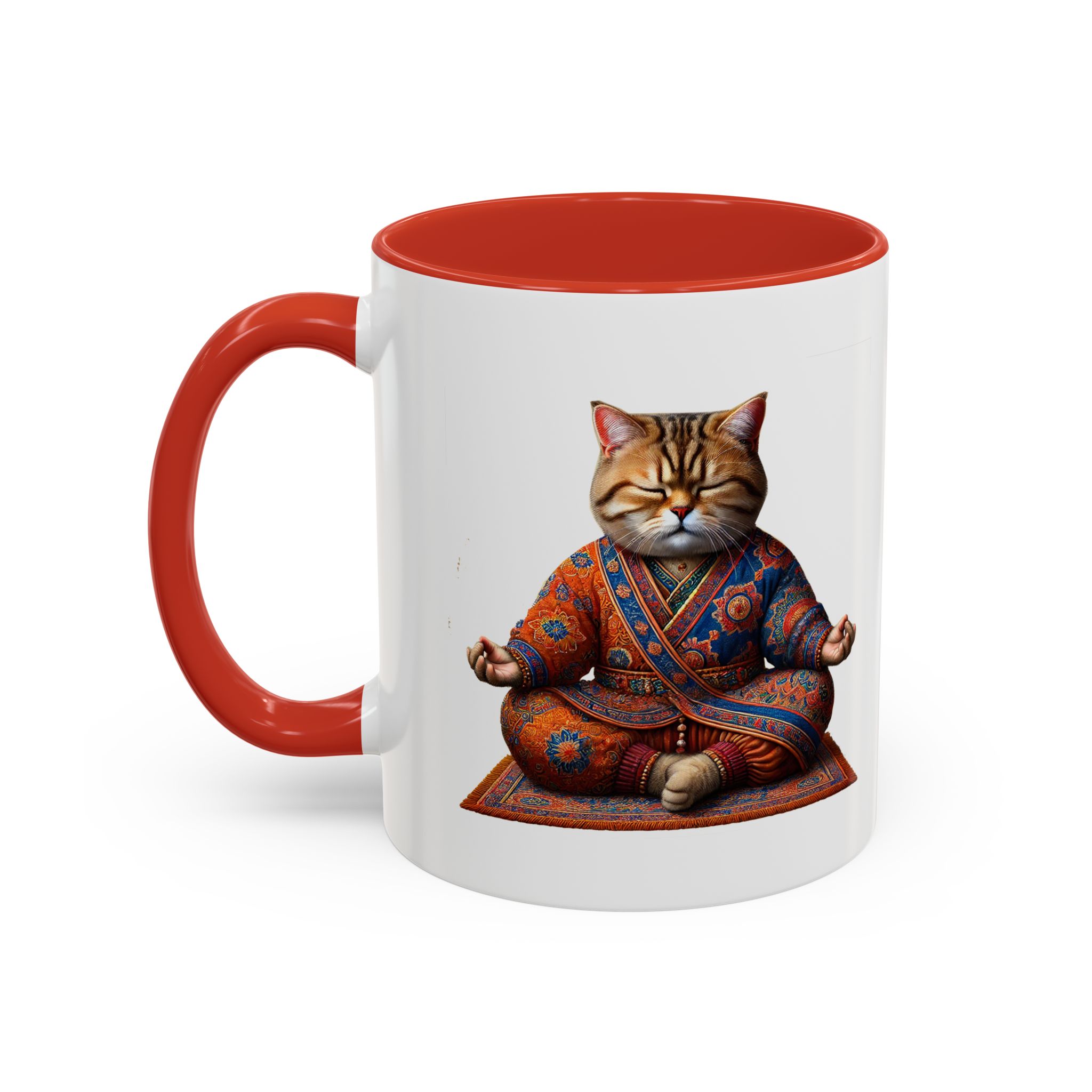 Office Mug cat lover yoga gift for mom Tea cup coffee Mug meditation accessory mindfulness pet design - Image 18