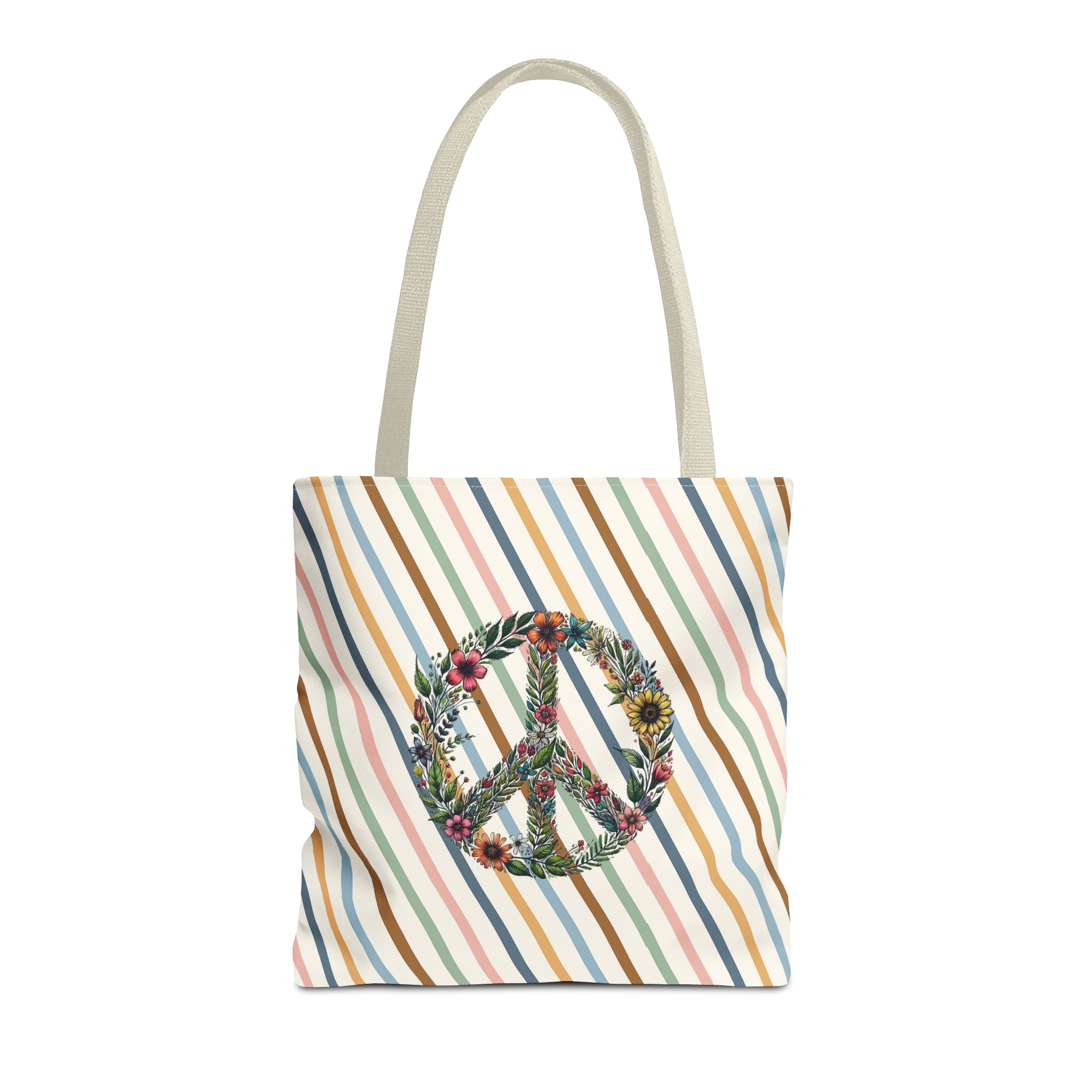 Peace and Love tote bag positive vibes and dreamy vintage look - Image 21
