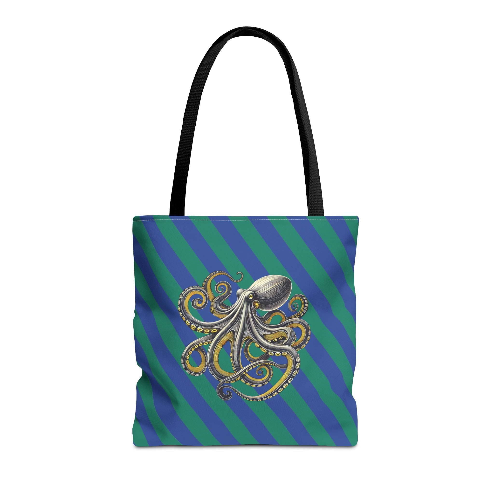 Octopus Canvas tote bag Calligraphy cute tote bag vintage bag gift for her Cool Japanese design ethical shoulder bag japan print - Image 3