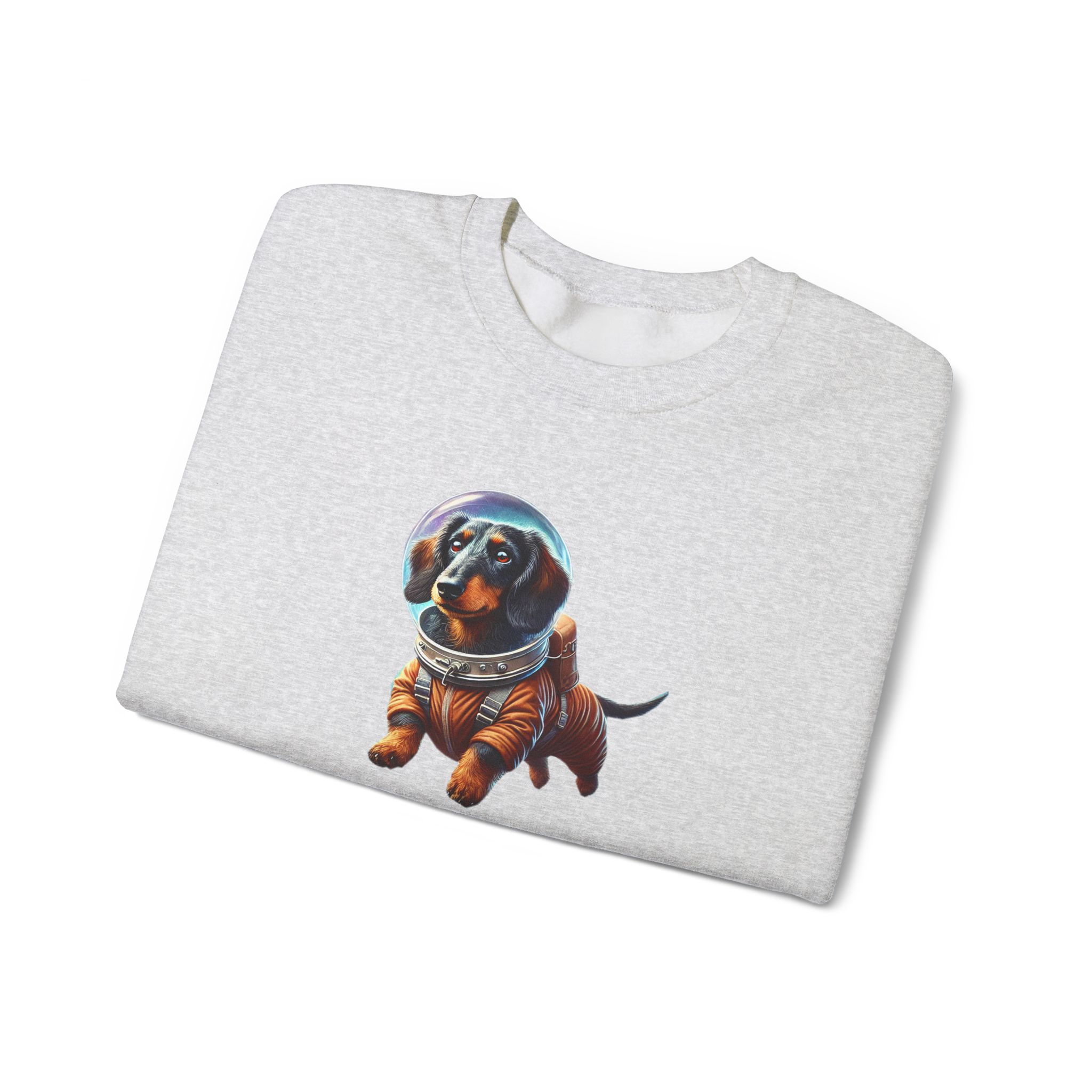 Space Dog sweatshirt – Astronaut Dog sweater – Outer Space Dog sweatshirt astronaut print - Image 5