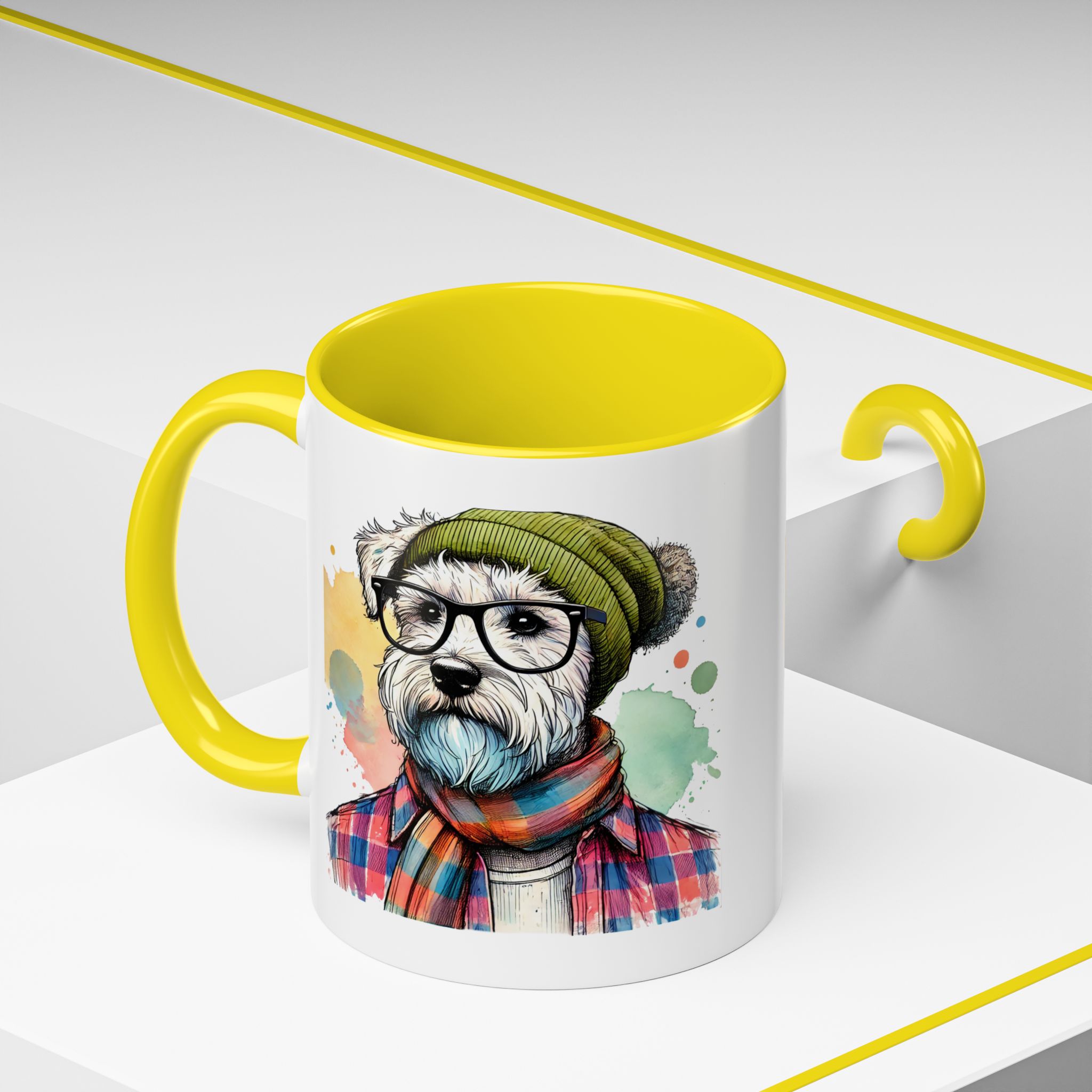 Funny mug dog Boho coffee mug funny gift pet lover hipster accessory lover tea office mug unique design - Image 52