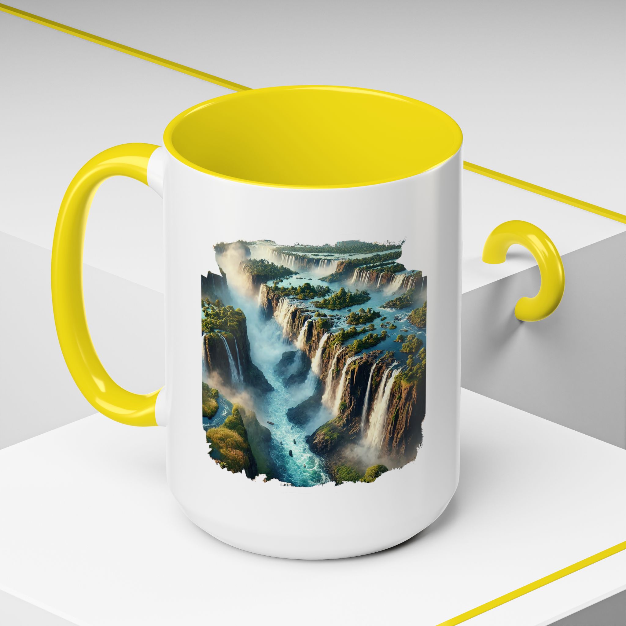 Tea mug Landscape Brazil office mug nature Iguazu & igacu print boho gift coffee accessory unique cup vintage - Image 64