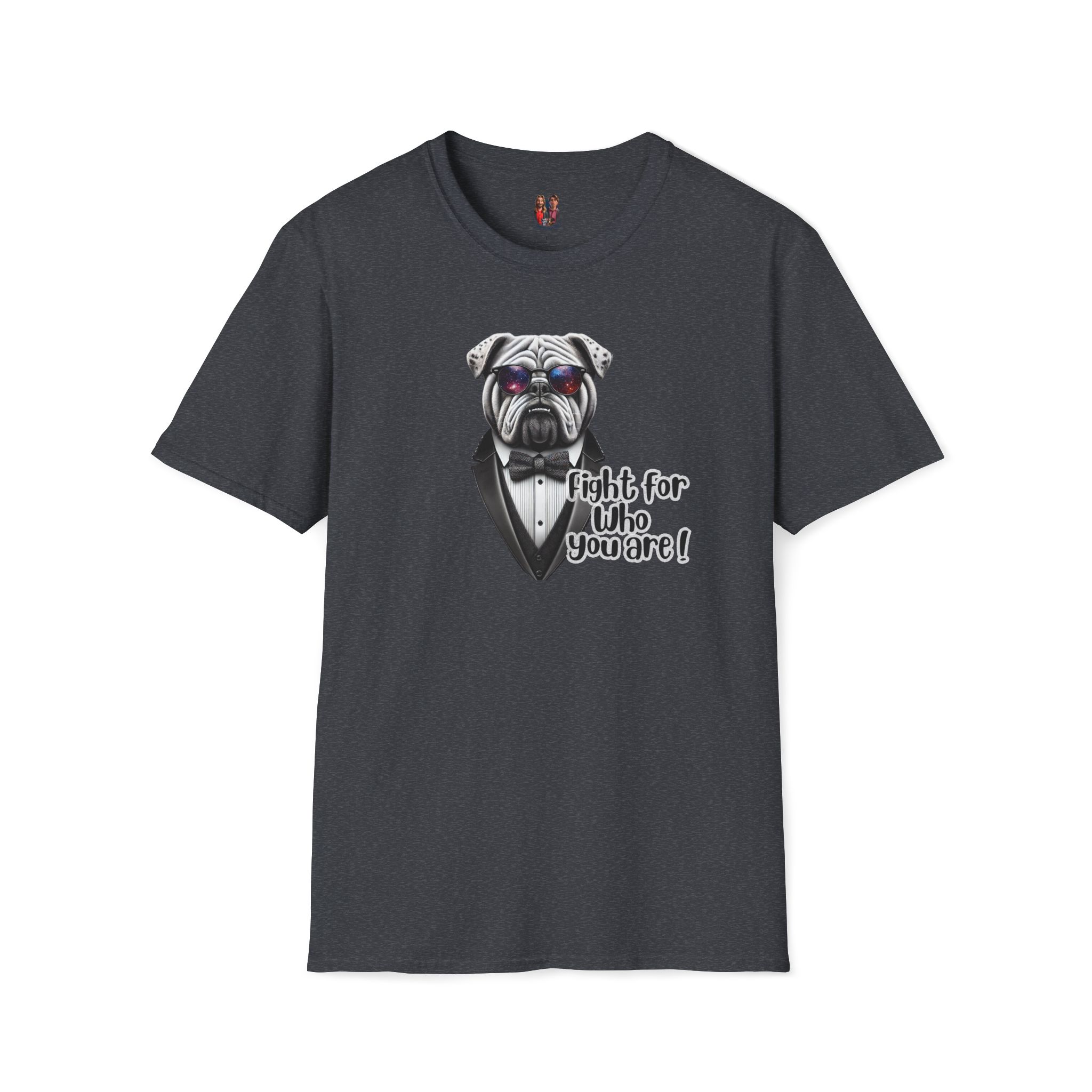 Vintage Tshirt Motivational Graphic tee Bull dog design funny clothing for self confidence boost - Image 28