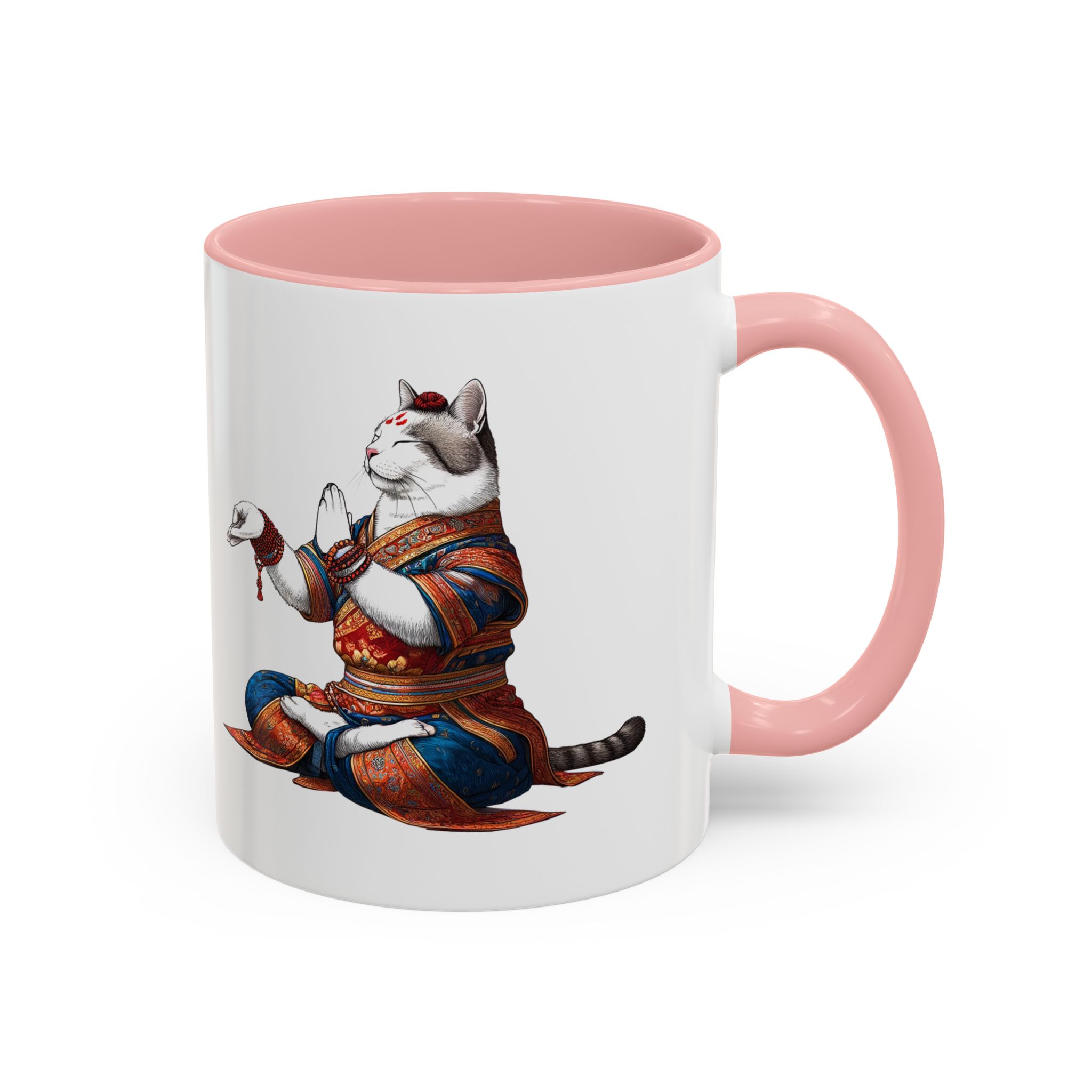 Office Mug cat lover yoga gift for mom Tea cup coffee Mug meditation accessory mindfulness pet design - Image 13