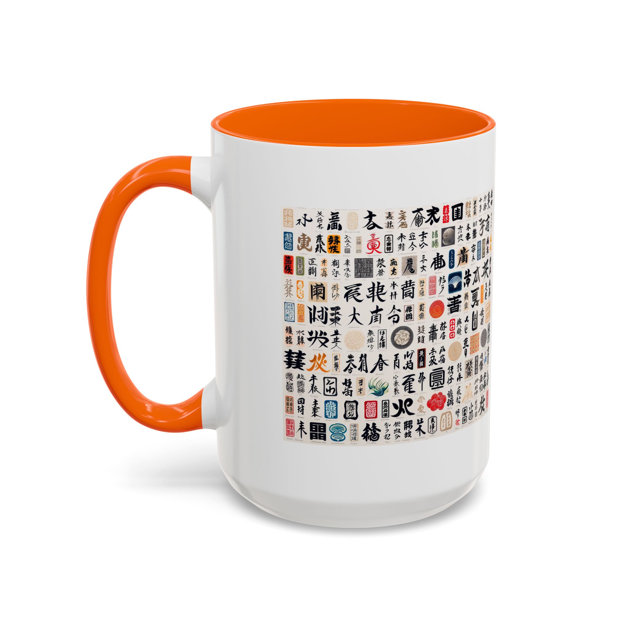 Coffee Mug calligraphy Japan Cup tea lover gift for her cute mug office accessory japan design - Imagen 54