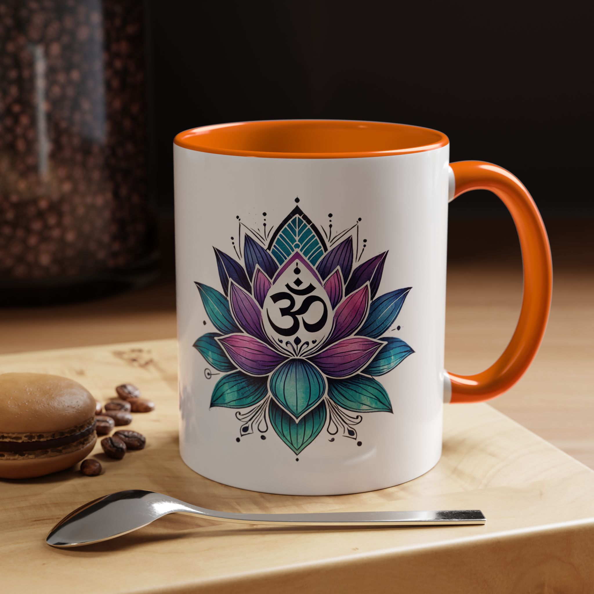 Boho office mug mindfulness mug lotus flower yoga gift coffee lover meditation accessory tea cup cute – Image 43
