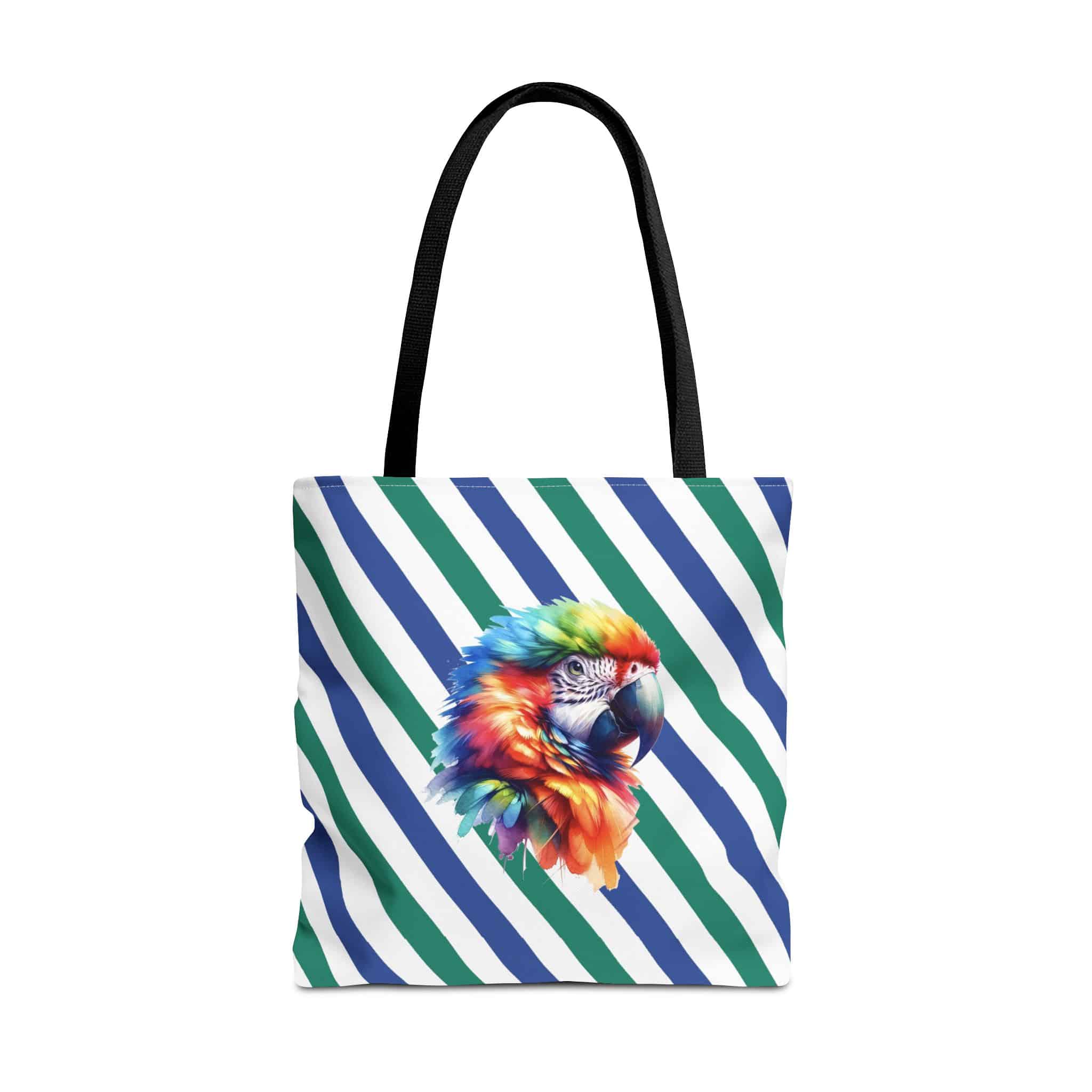 Parrot Tote bag – Vintage Bird tote bag – Cute Parrot purse bird print - Image 5