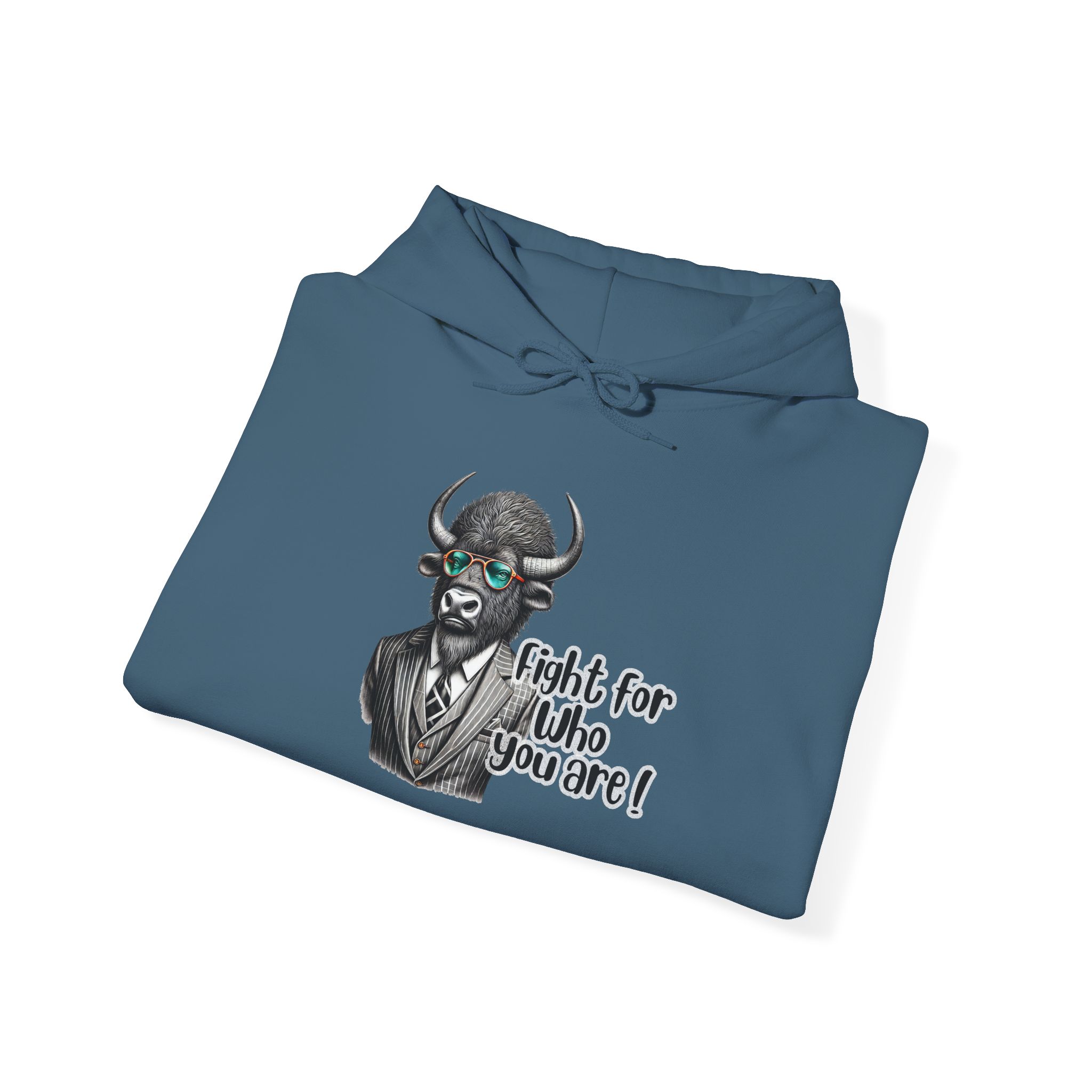 Motivation Hoodie – Bison Hoodie – Retro Bison sweatshirt motivation print - Image 23