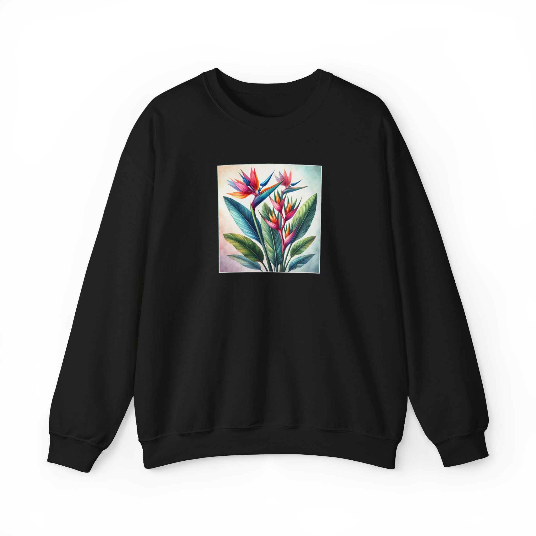 Flower sweatshirt – Tropical sweatshirt – Boho Flower sweater nature print - Image 10