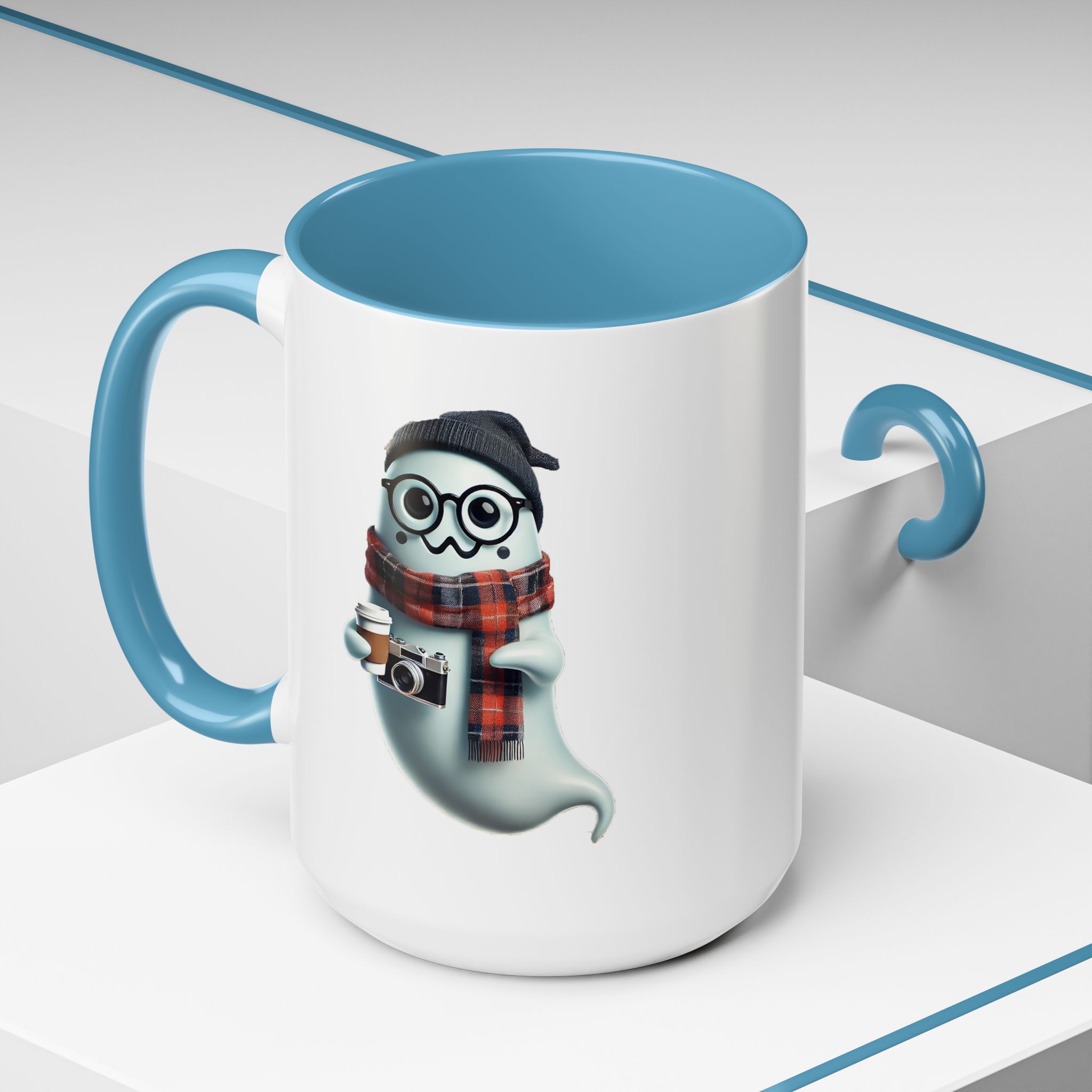 Funny mug boho Ghost coffee cup gift for him Ghost office Mug music lover accessory cool design - Image 40