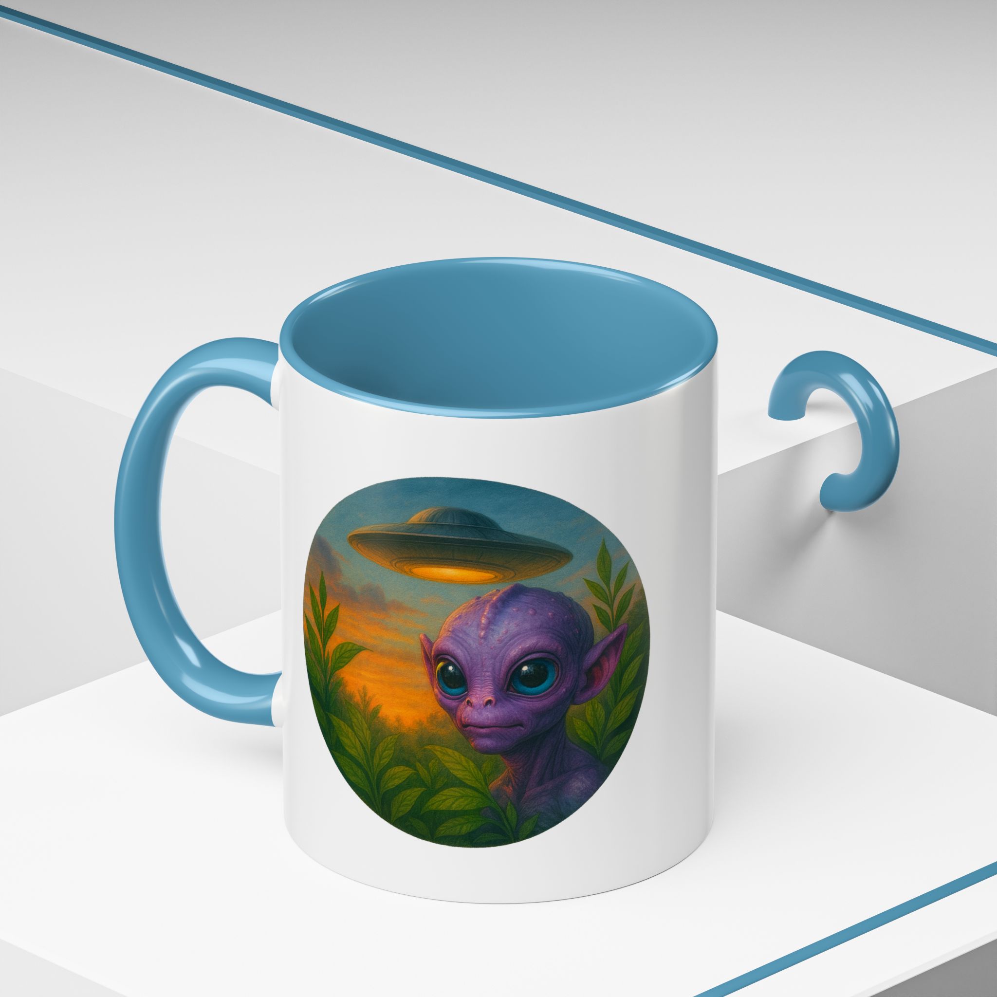 Alien mug and cup extraterrestrial whale fantasy funny vintage graphic oversized womens design - Image 40
