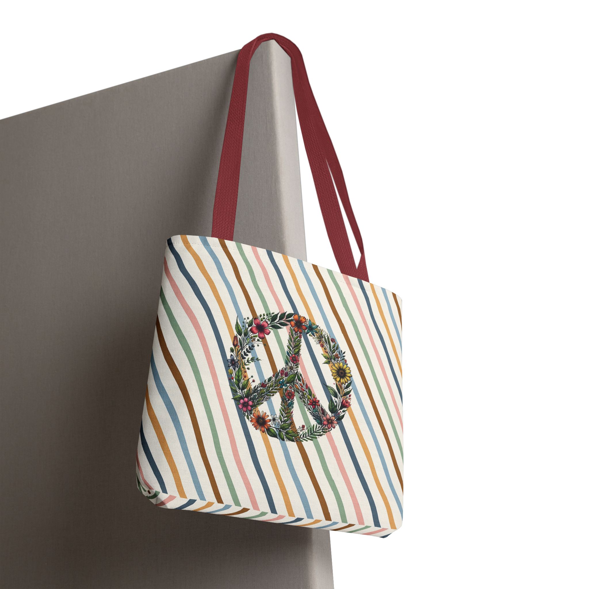 Peace and Love tote bag positive vibes and dreamy vintage look - Image 12