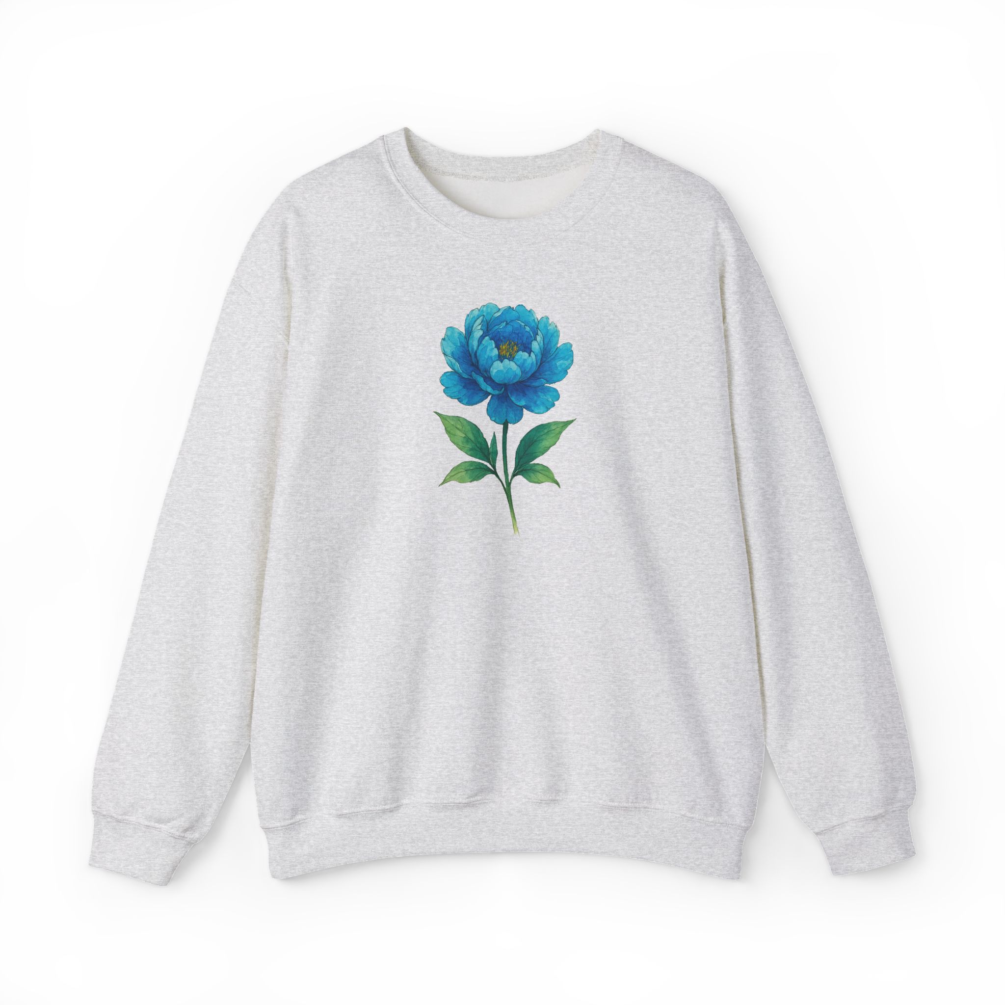 Flower sweatshirt – Boho Floral sweater – Wild Flower Sweatshirt nature print - Image 3