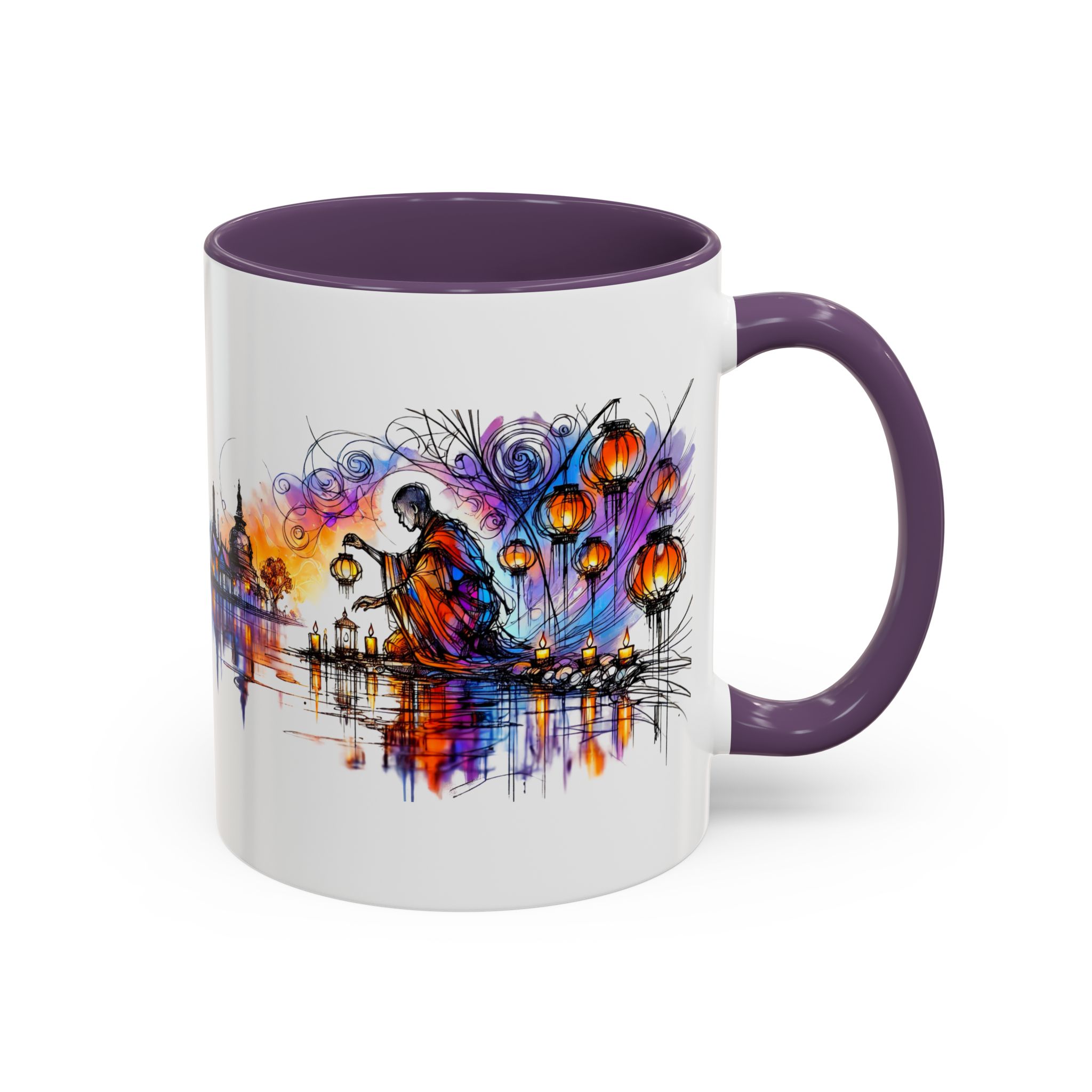 Office mug Buddha coffee Cup yoga tea Mug coffee meditation accessory mindfulnss cool gift for her – Image 45