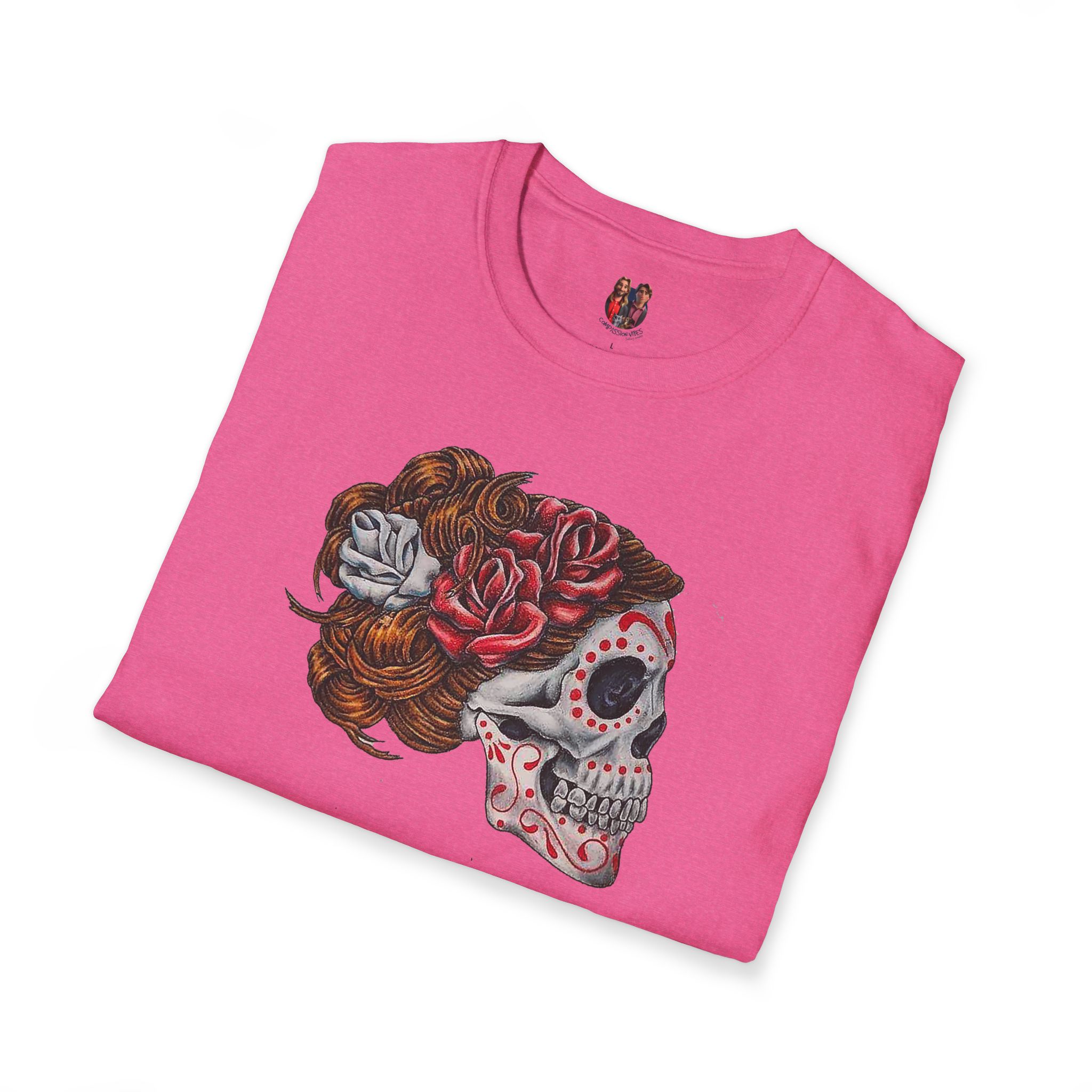 Surrealism Dia de los muertos tshirt unique Drawing by Celebrated Artist - Image 31