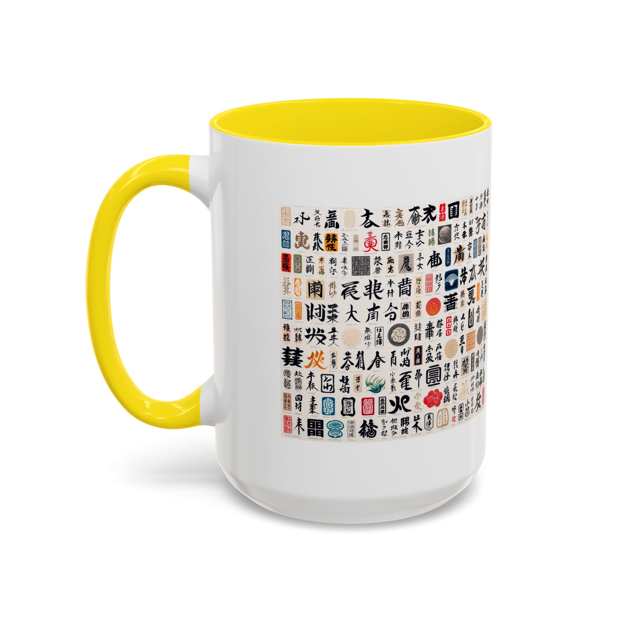 Coffee Mug calligraphy Japan Cup tea lover gift for her cute mug office accessory japan design - Imagen 62