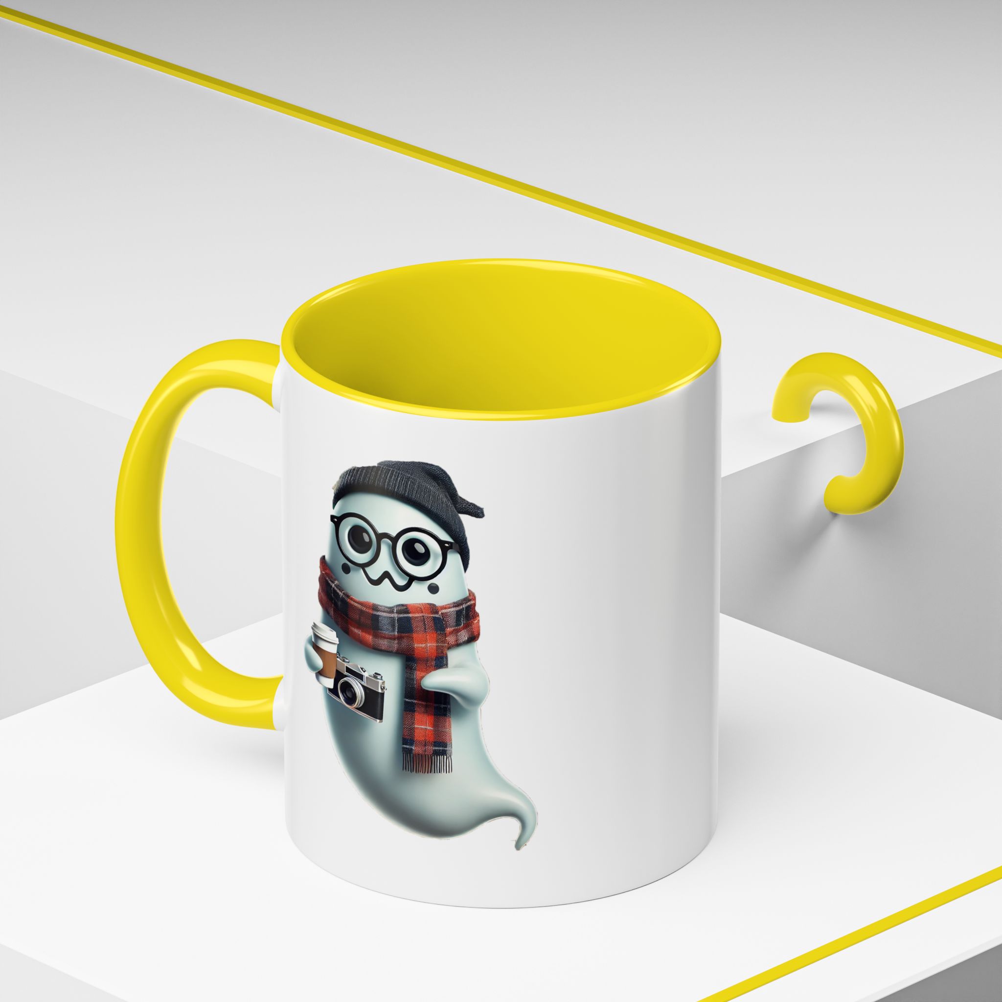 Funny mug boho Ghost coffee cup gift for him Ghost office Mug music lover accessory cool design - Image 52