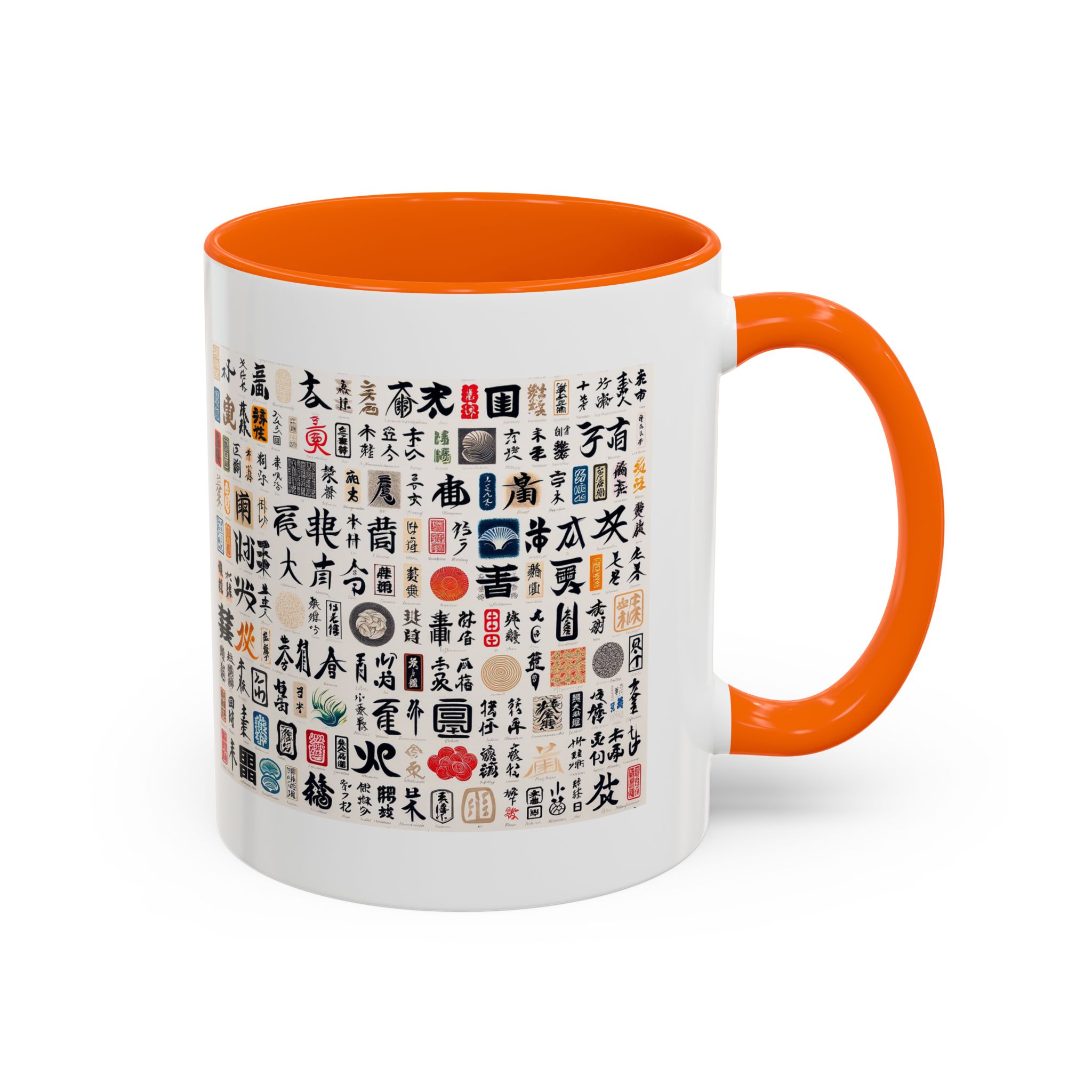 Coffee Mug calligraphy Japan Cup tea lover gift for her cute mug office accessory japan design - Imagen 41