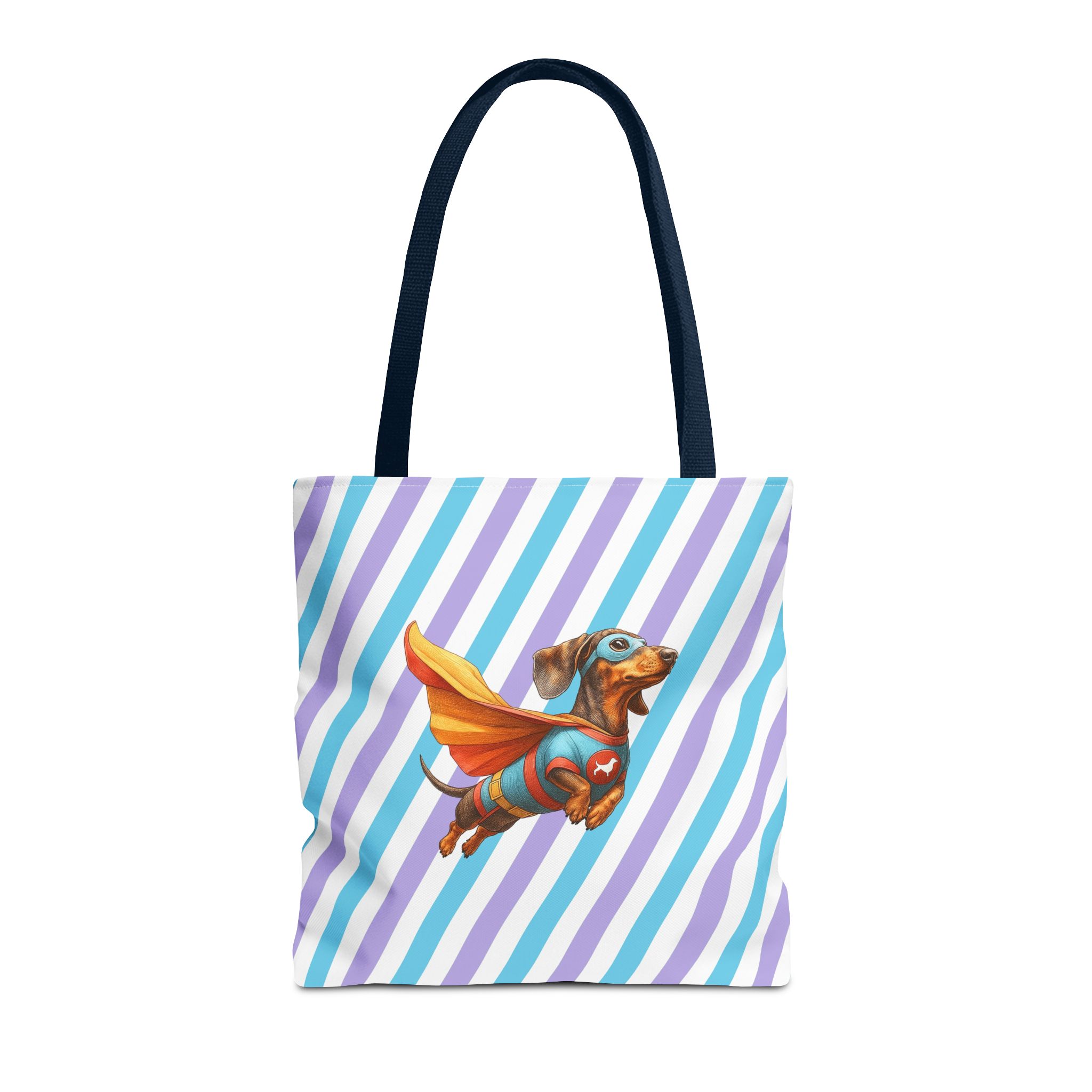 Funny canva tote bag Superhero cute tote bag dachshund super hero shoulder bag fantasy gift dog purse - Image 27