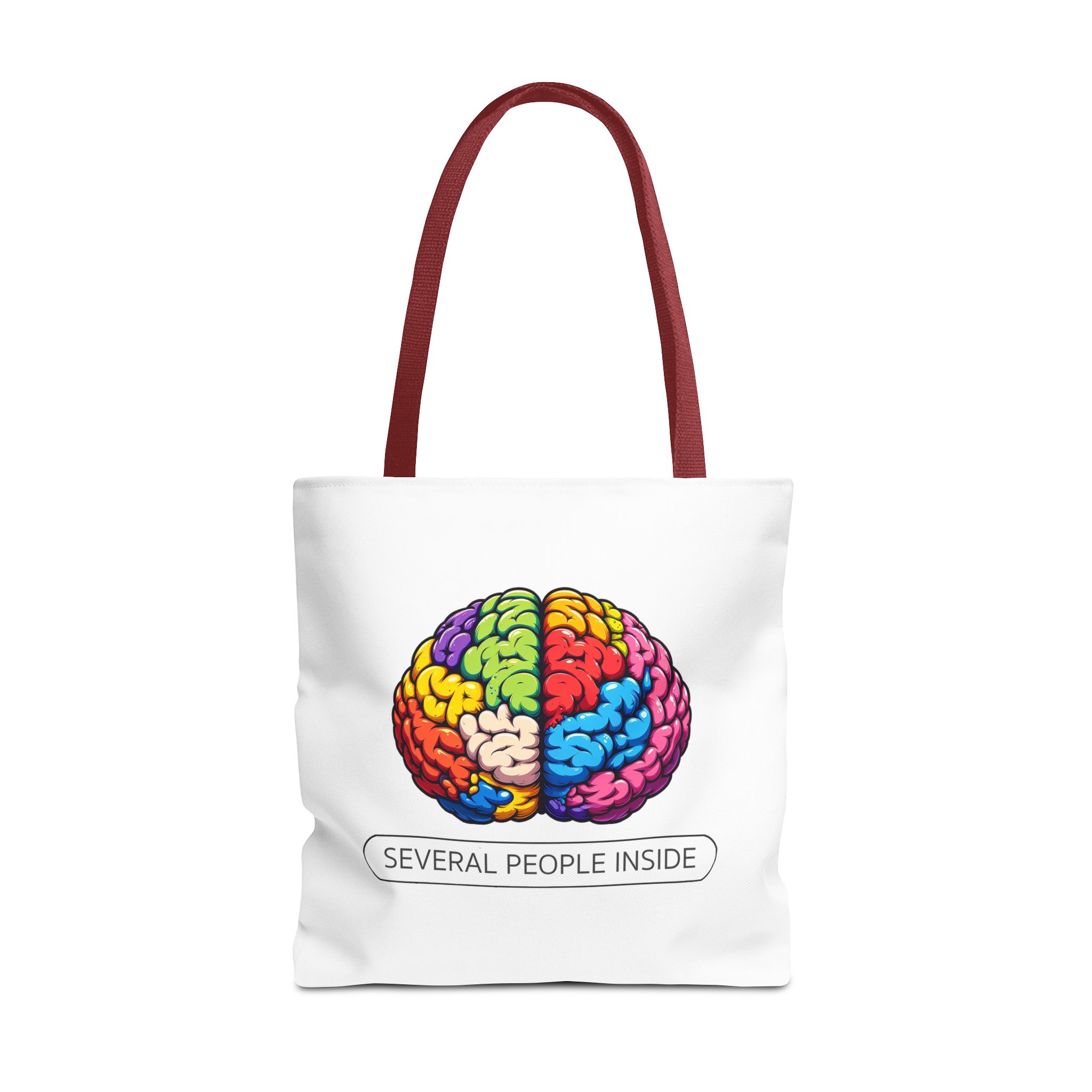 Satiric tote bag Brain canvas tote bag funny shoulder bag fun gift sarcastic cute tote bag boho purse cool handbag – Image 11
