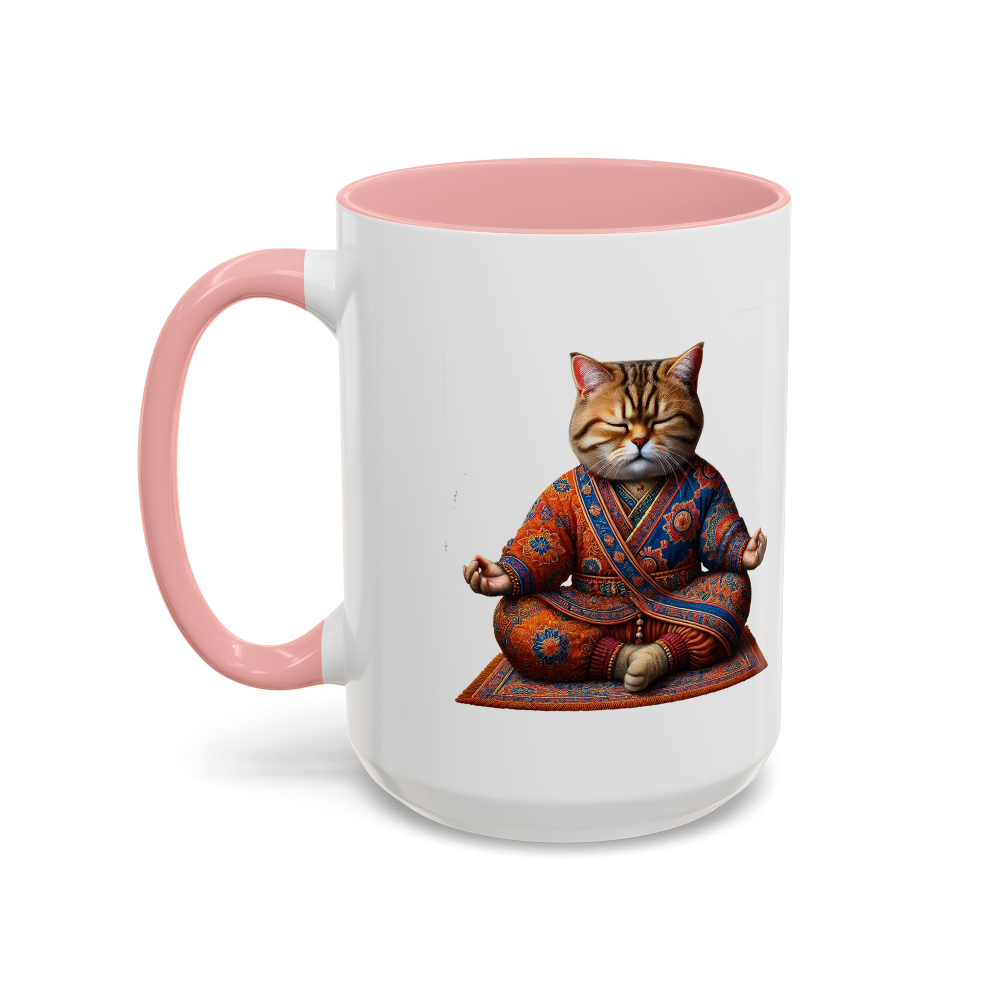 Office Mug cat lover yoga gift for mom Tea cup coffee Mug meditation accessory mindfulness pet design - Image 30
