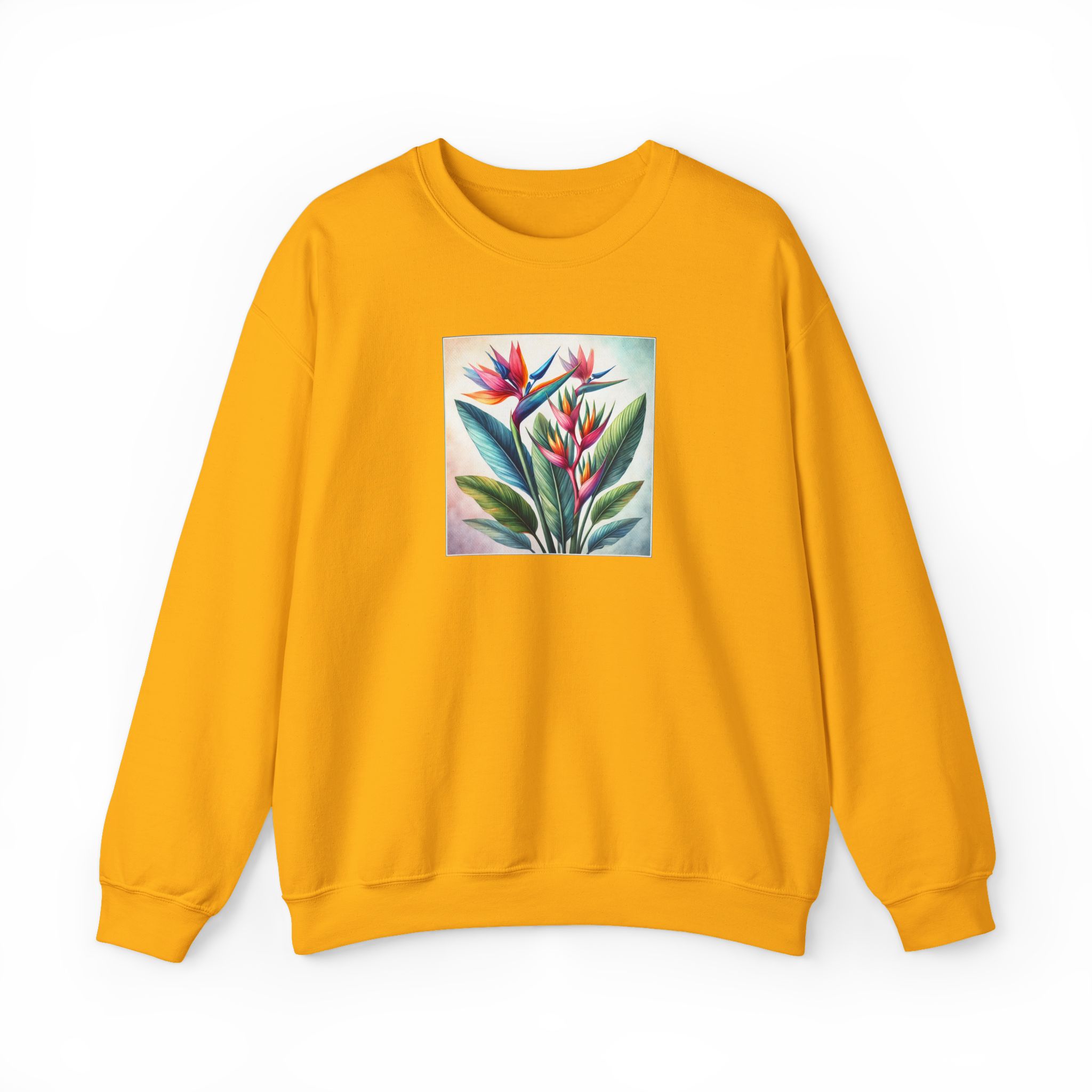 Flower sweatshirt – Tropical sweatshirt – Boho Flower sweater nature print - Image 16
